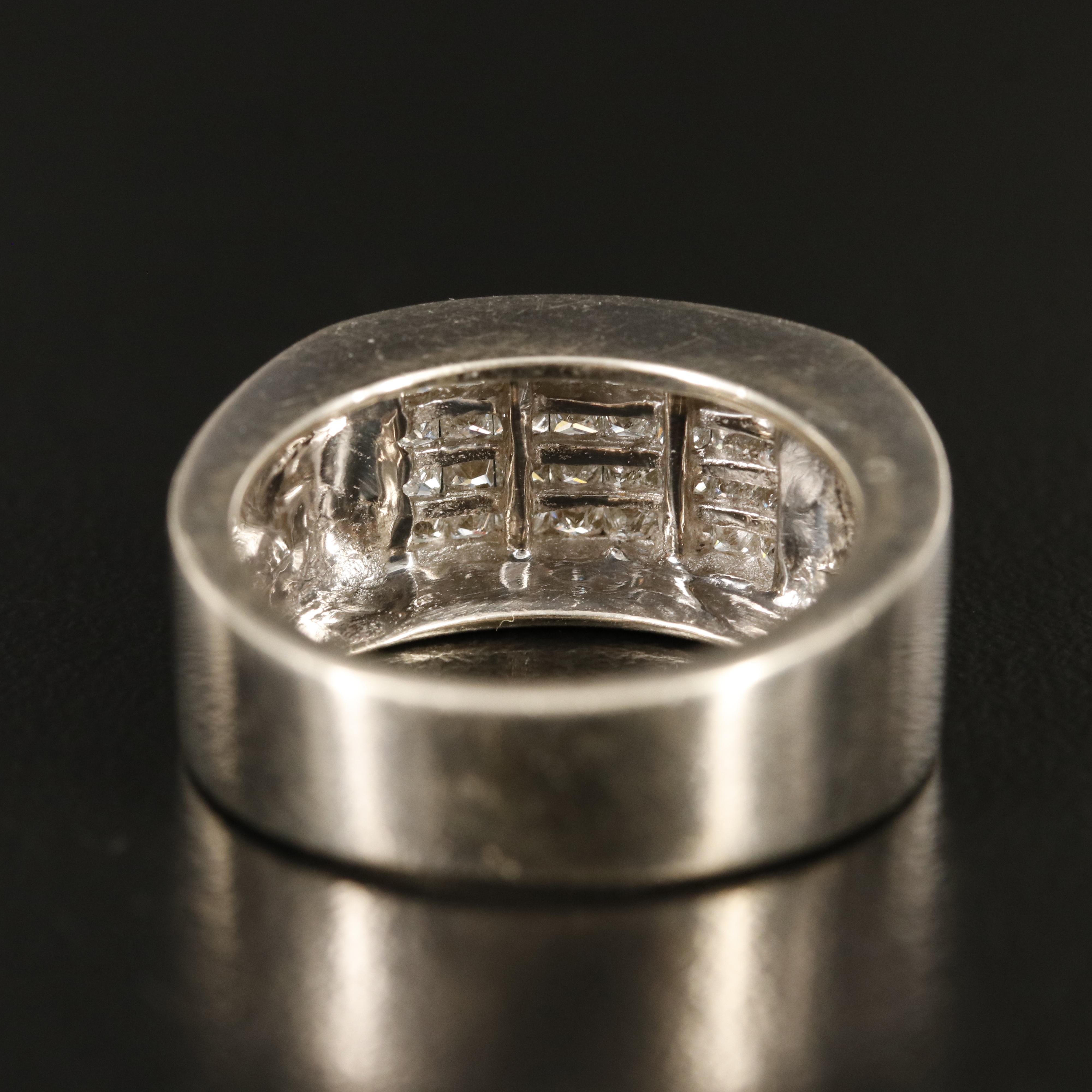 14K 1.12 CTW Diamond Tapered Band