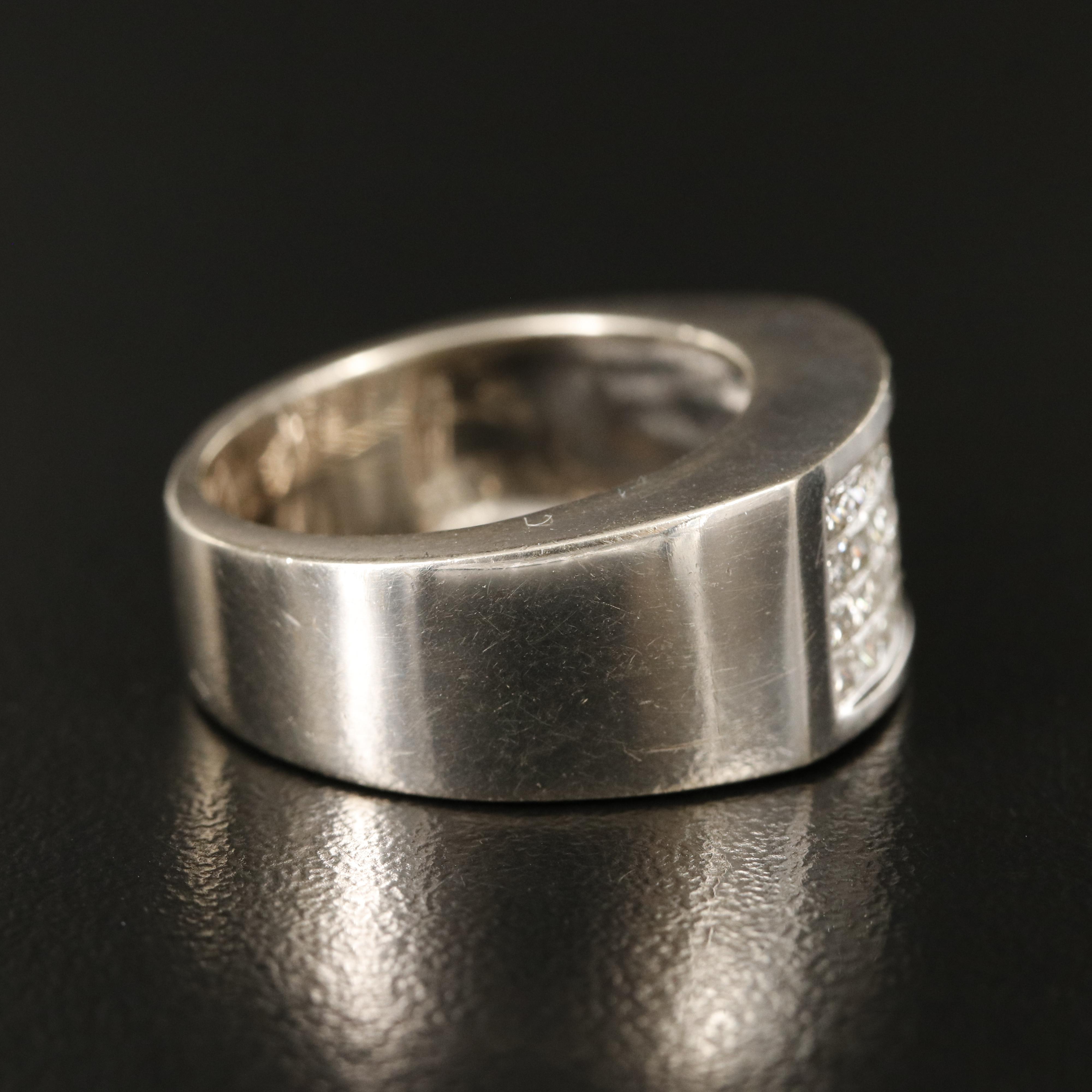 14K 1.12 CTW Diamond Tapered Band