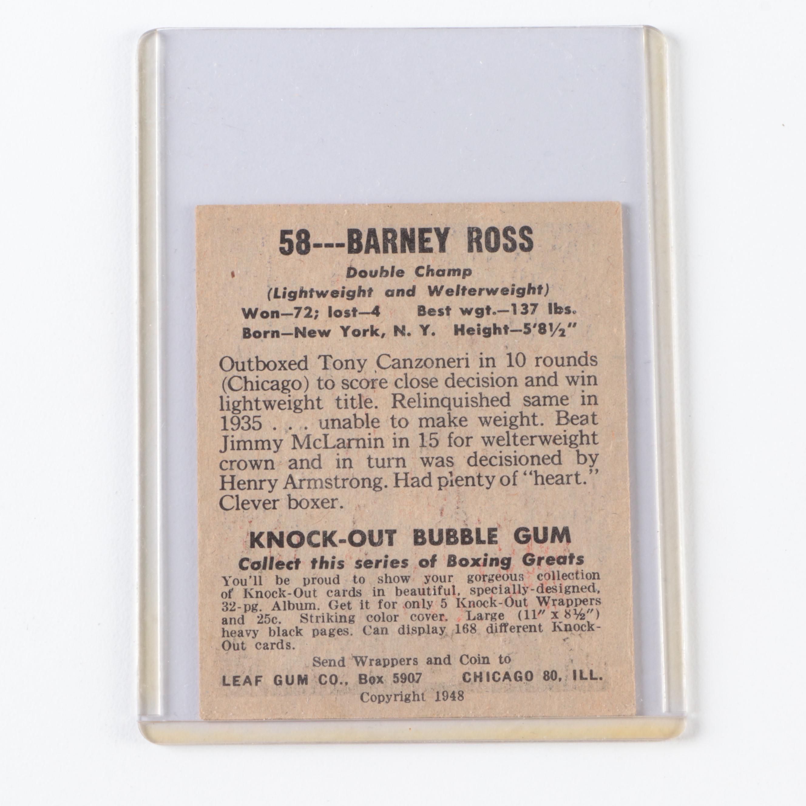 1948 Leaf and 1938 Churchman Boxing Cards with Sugar Ray Robinson and More