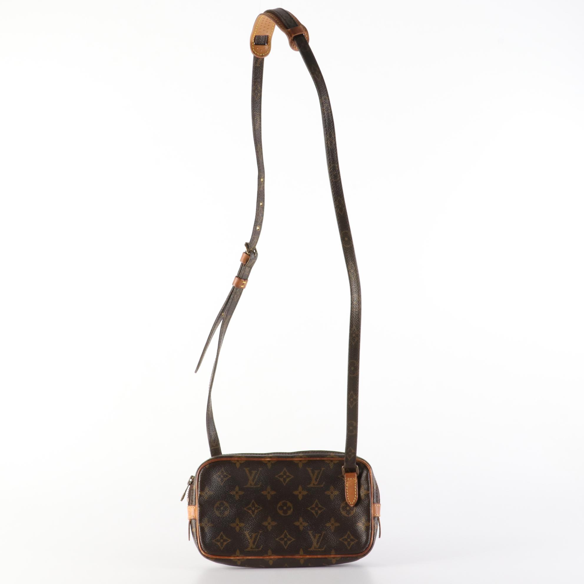 Louis Vuitton Marly Crossbody Bag in Monogram Canvas and Vachetta Leather