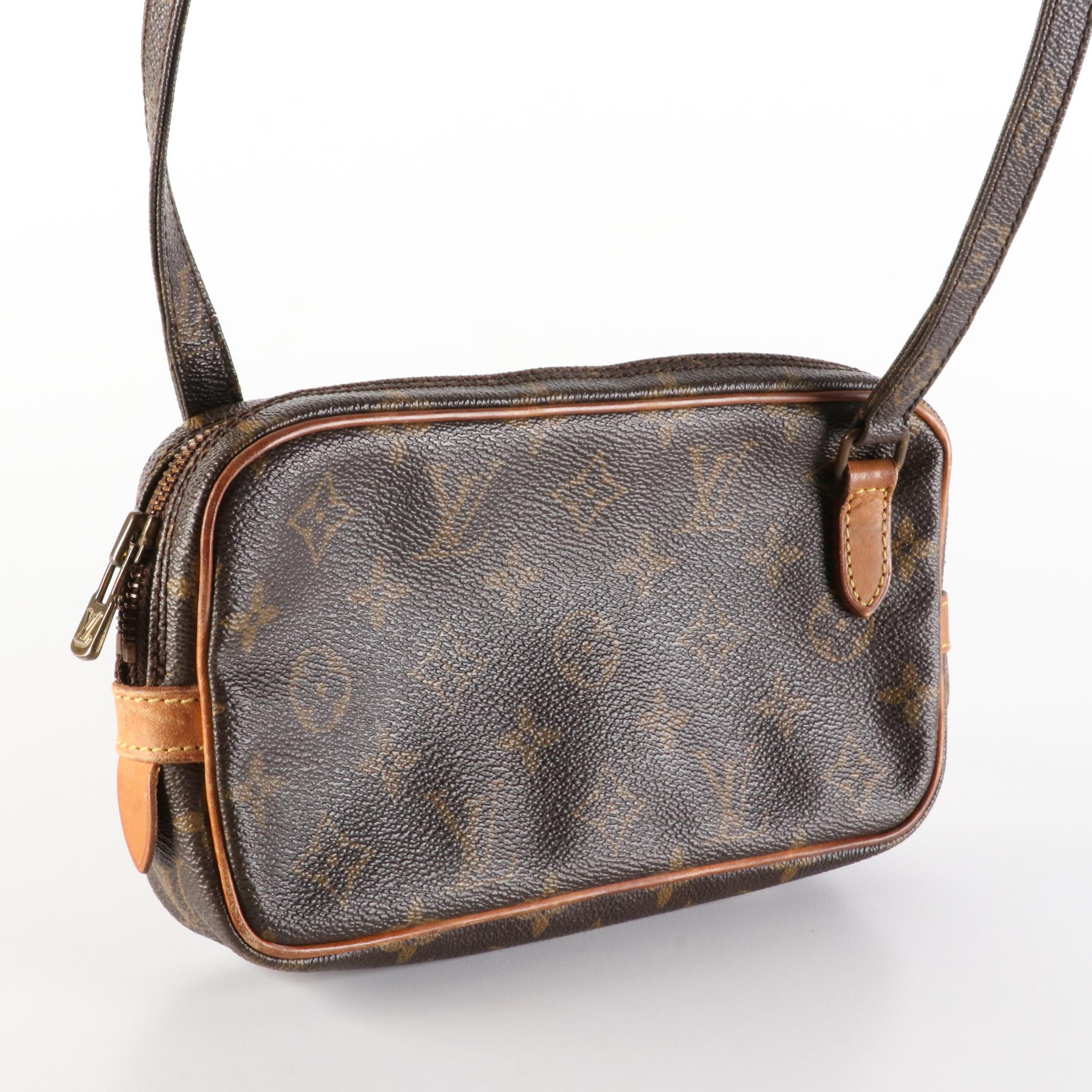 Louis Vuitton Marly Crossbody Bag in Monogram Canvas and Vachetta Leather
