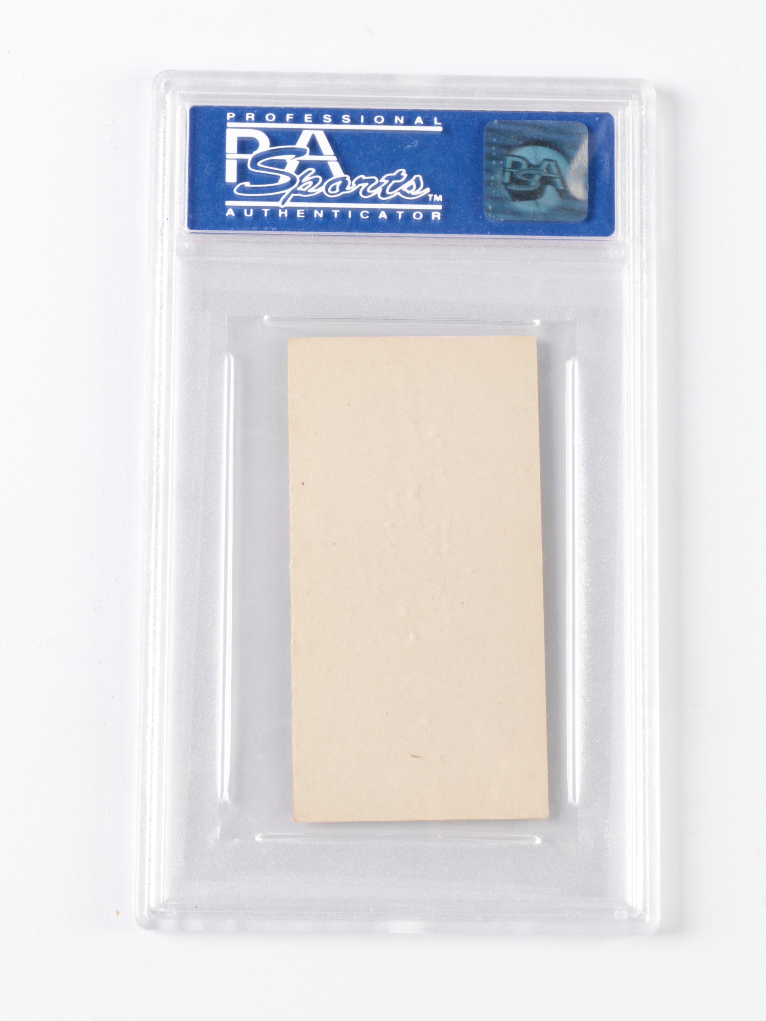 1915–1916 M101 Sporting Life Baseball Cards with Fred Toney Graded PSA 8