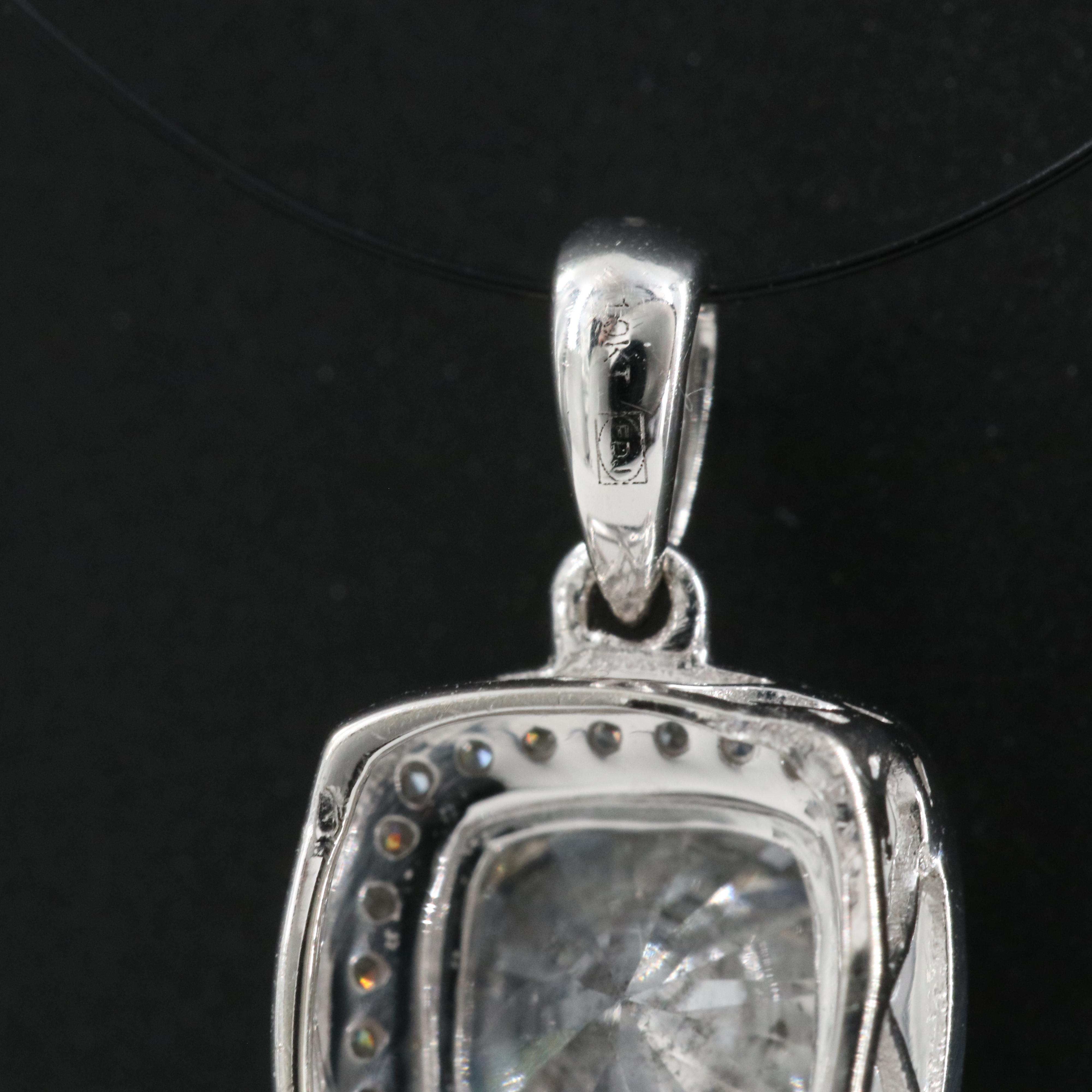 10K 1.10 CTW Diamond Pendant