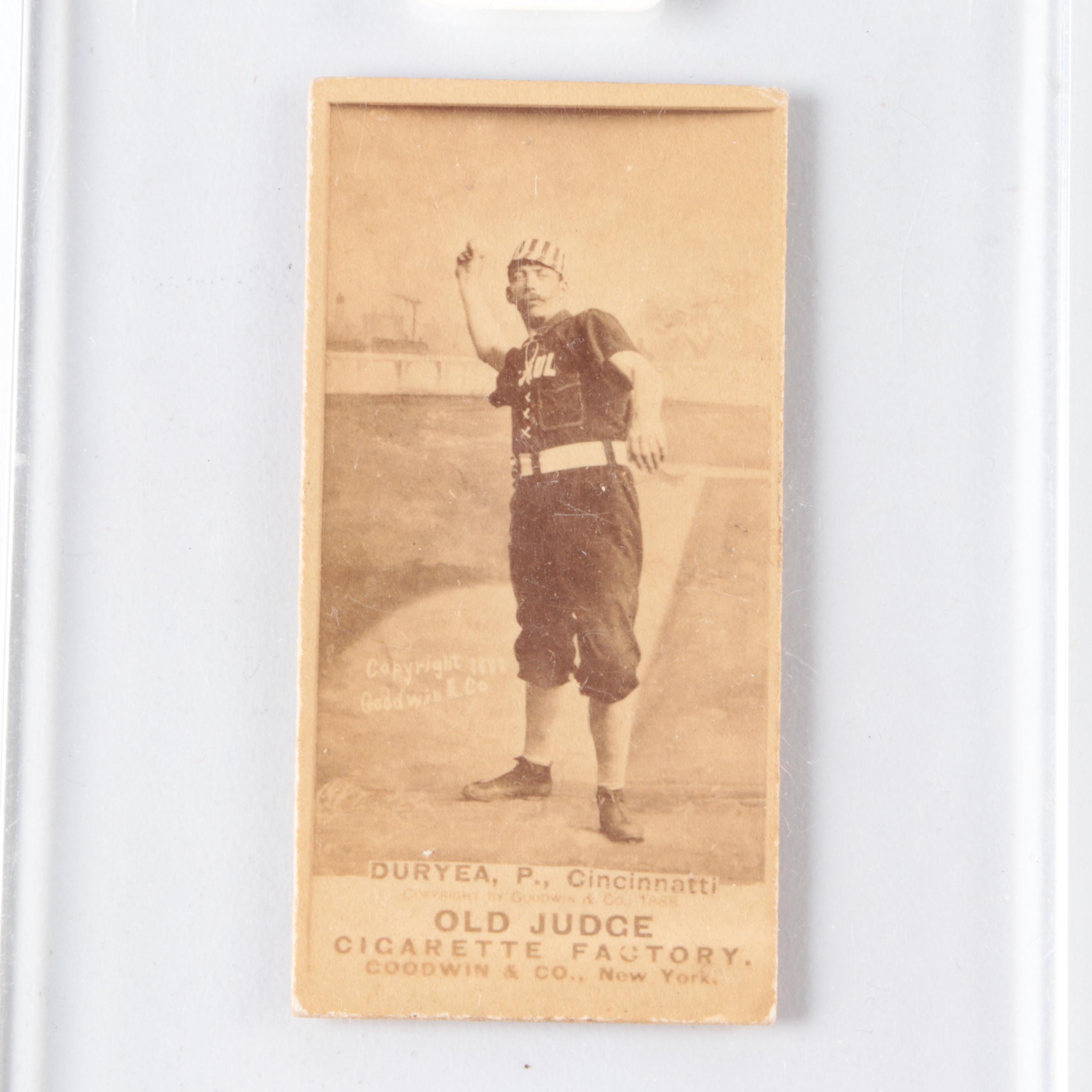 1886 and 1887 Old Judge Cigarettes Baseball Cards with George Gore and More
