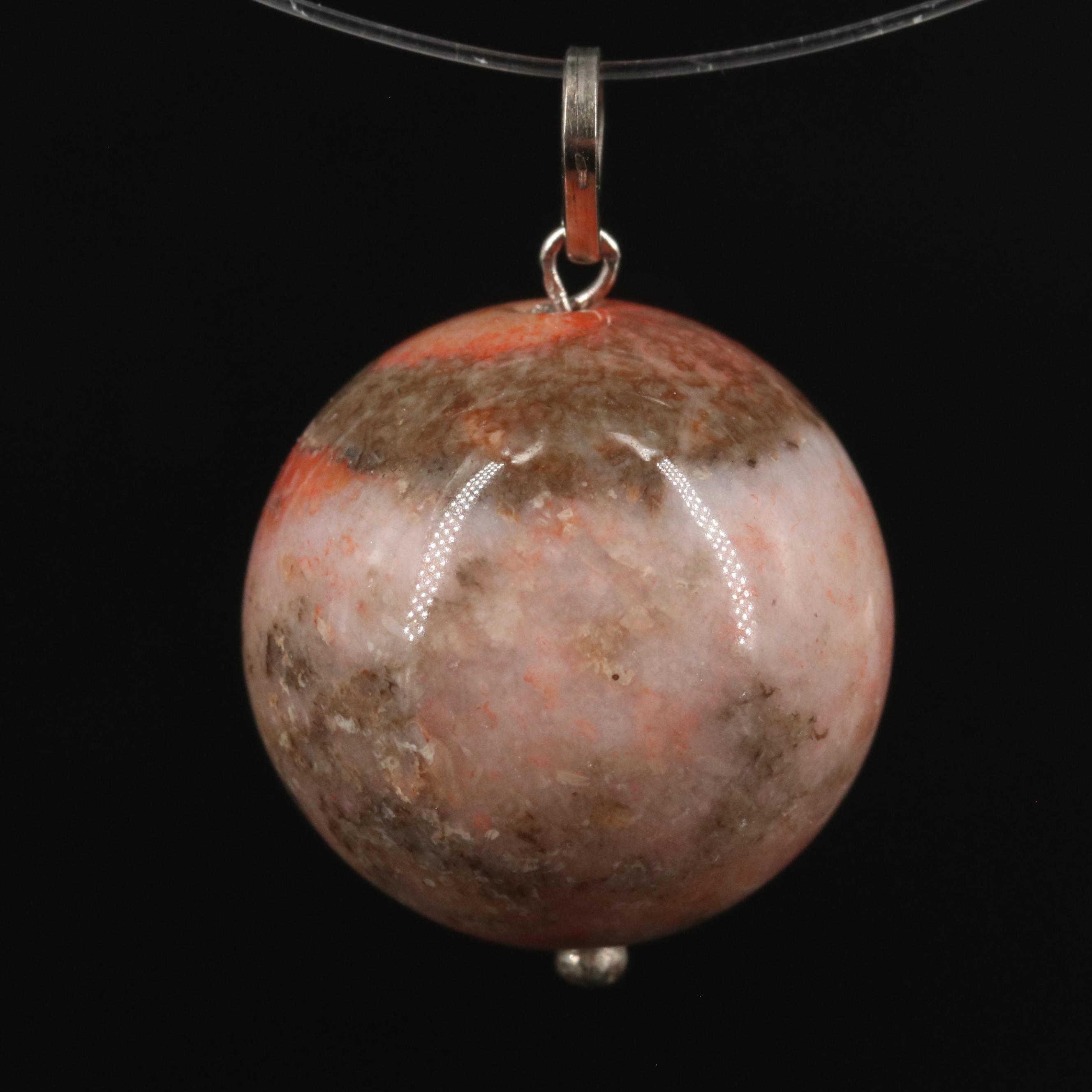 14K Jasper Pendant