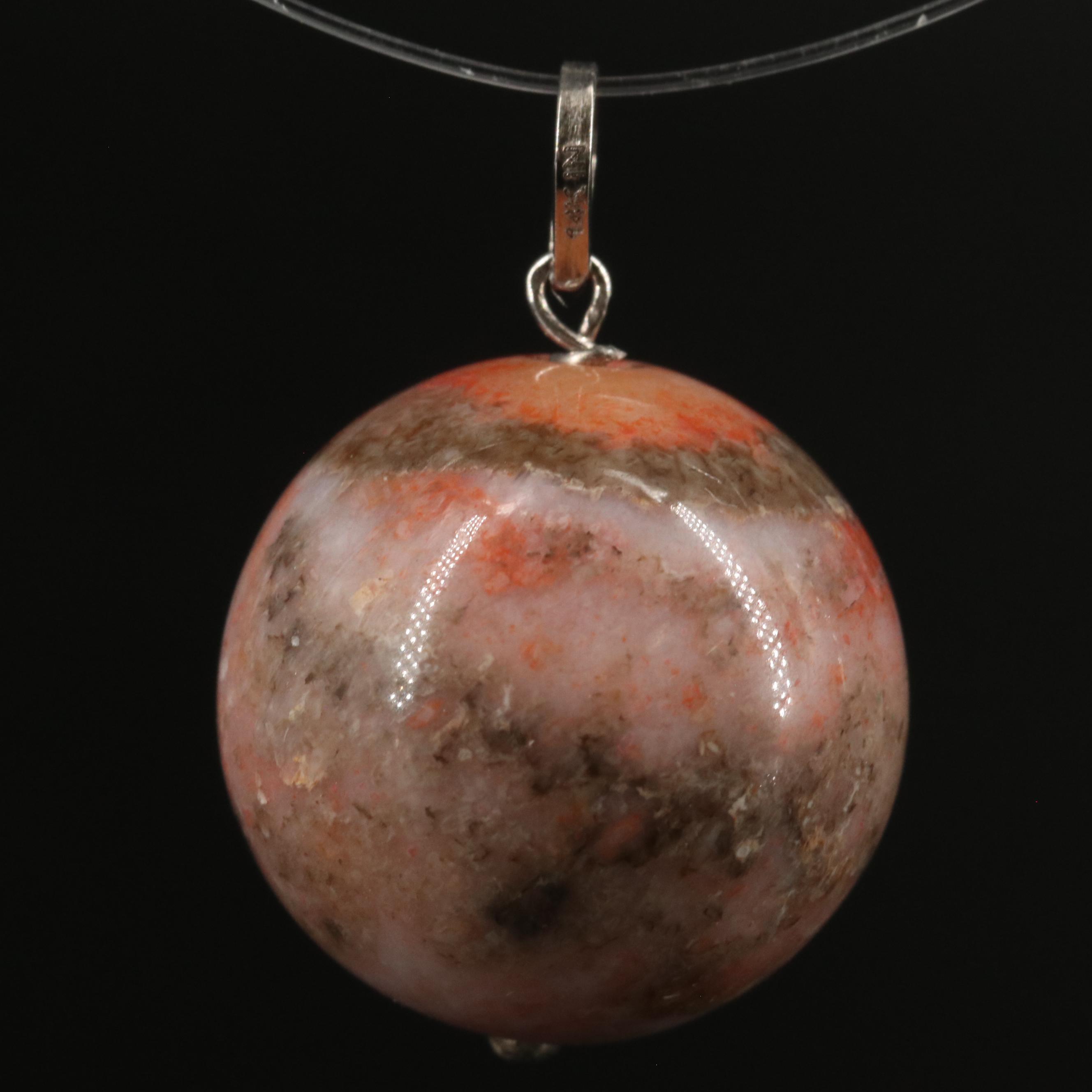 14K Jasper Pendant