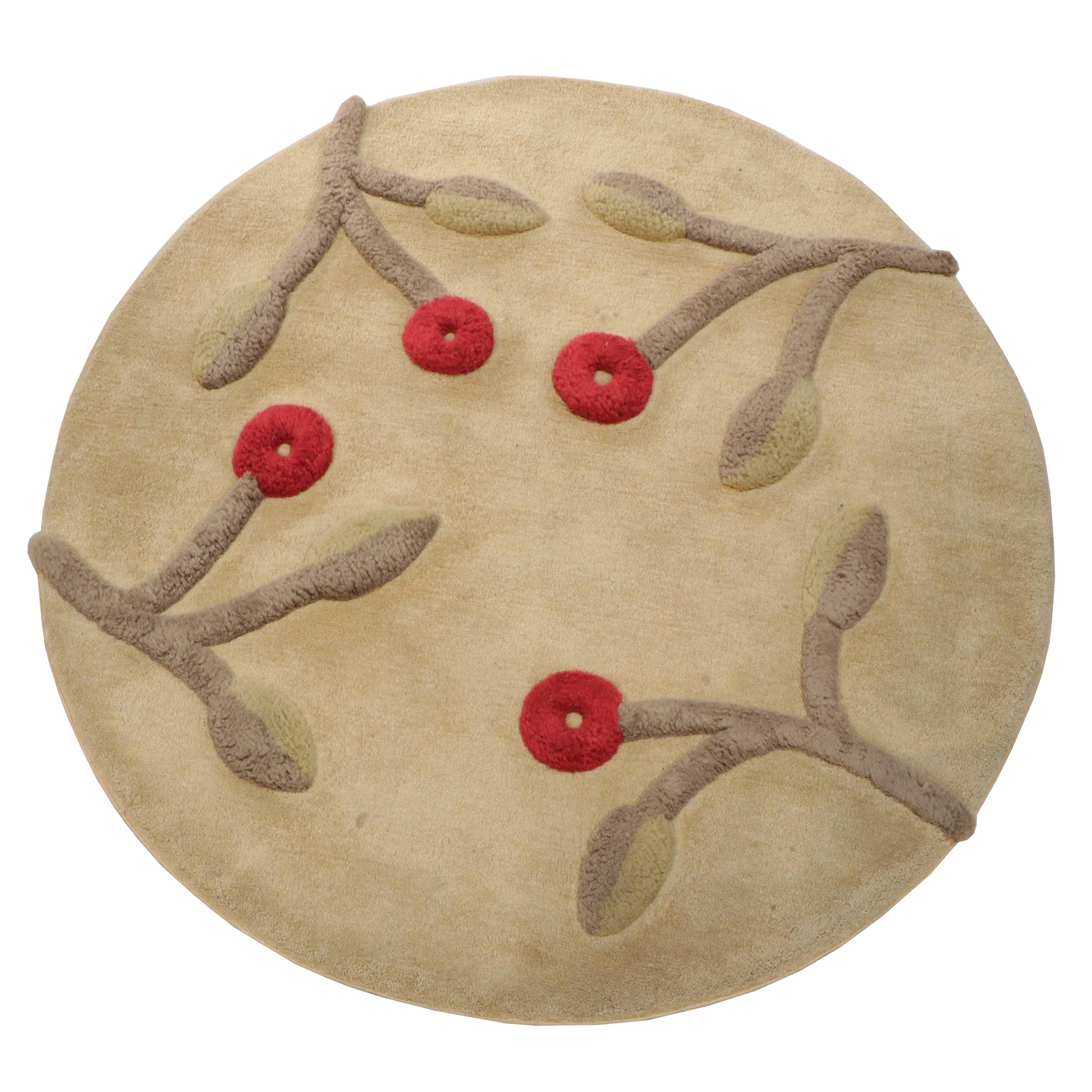 6' Round Machine Made Creative Accents Area Rug