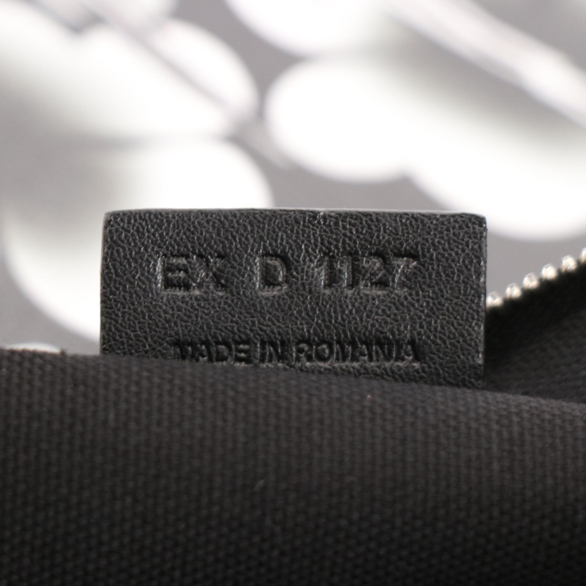 Givenchy Large Floral Zip Clutch Pouch in Saffiano Leather with Box