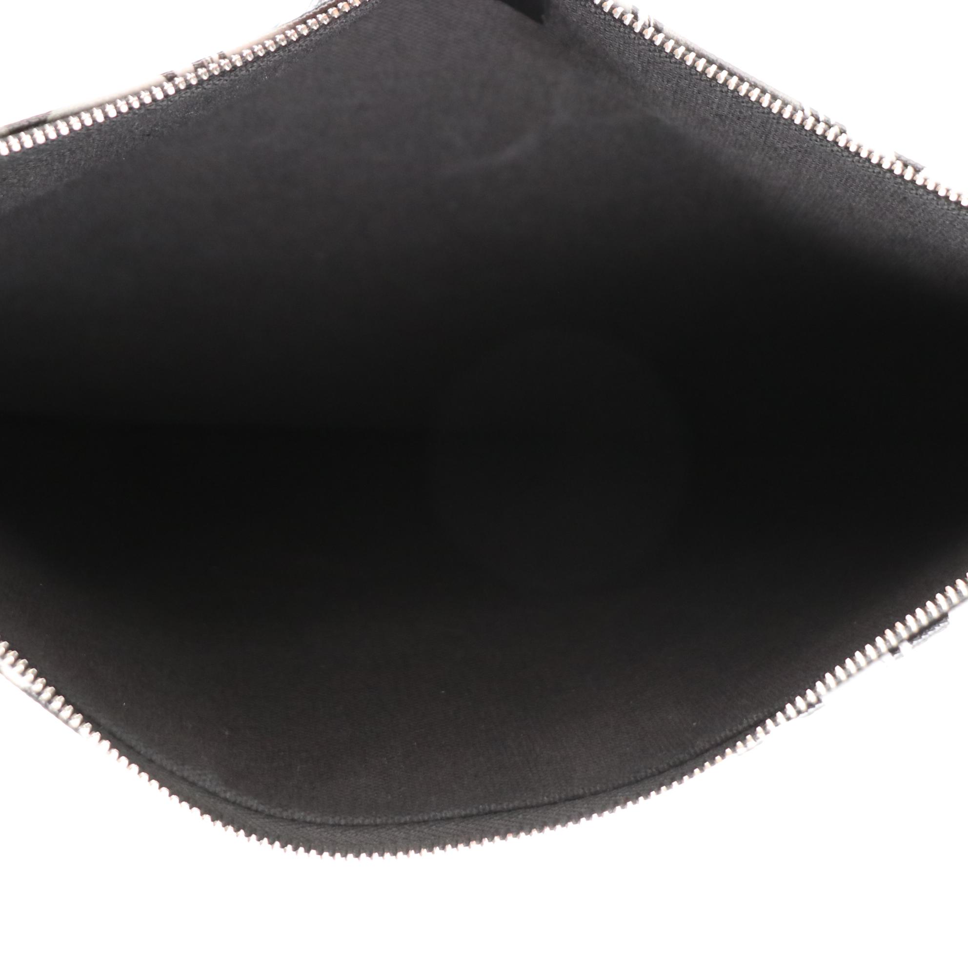 Givenchy Large Floral Zip Clutch Pouch in Saffiano Leather with Box