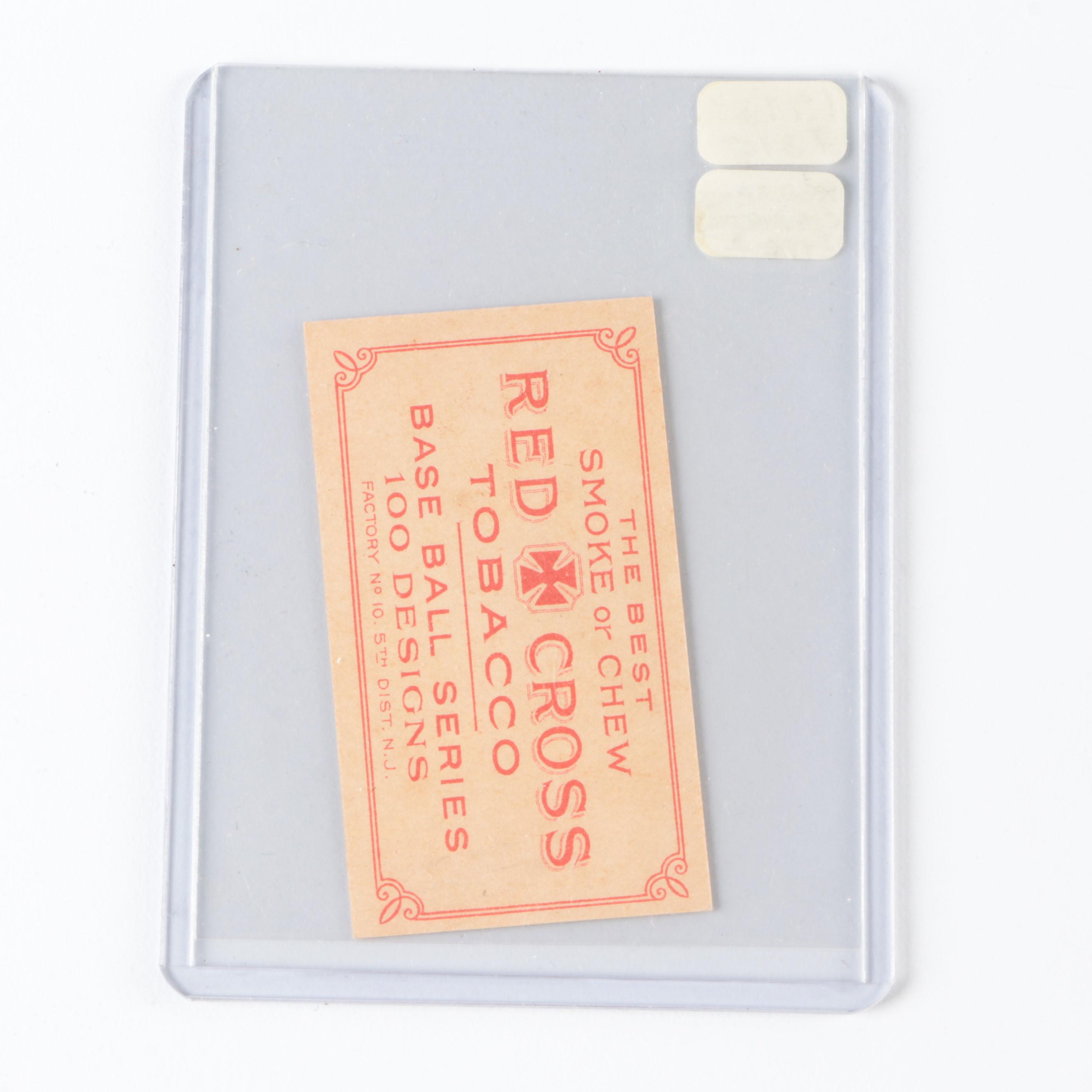 1912 T215 Dick Hoblitzell Red Cross Tobacco Type 2 Baseball Card