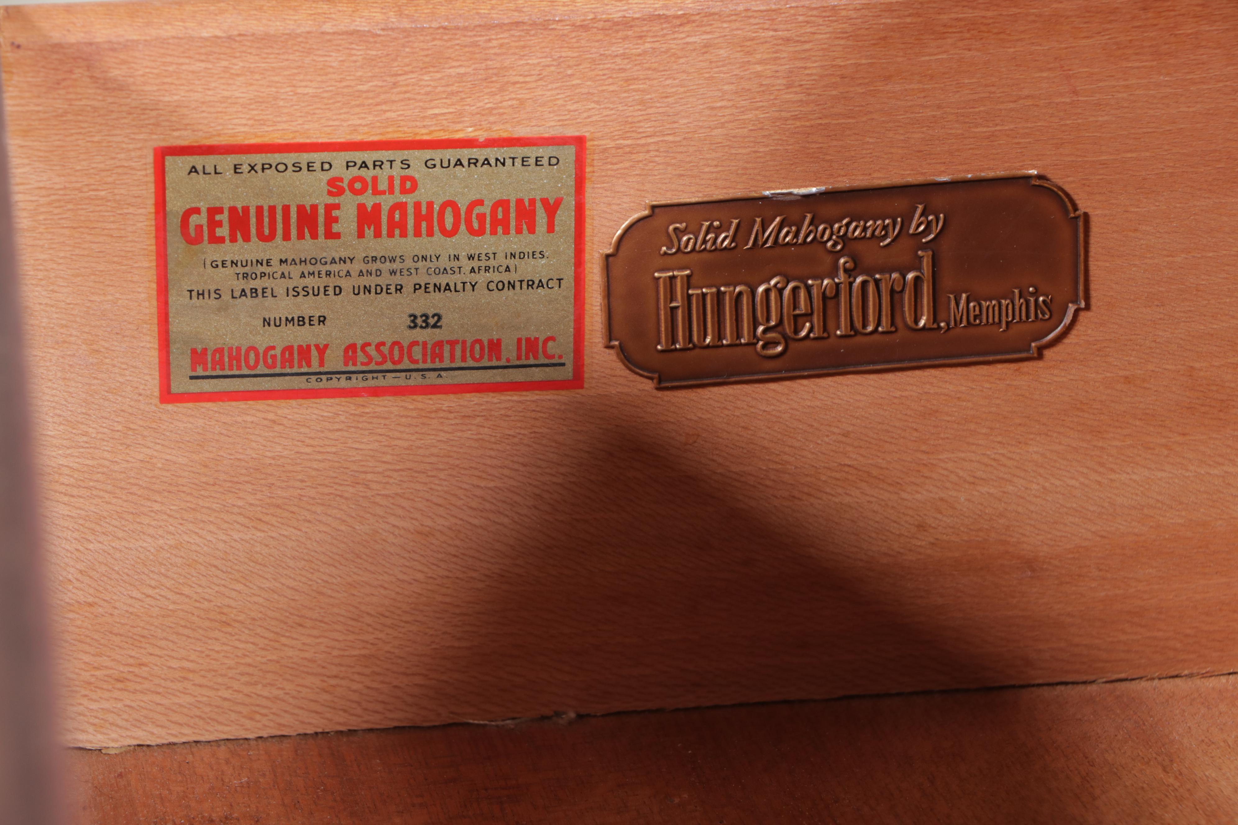 Hungerford of Memphis Colonial Style Mahogany Seven-Drawer Chest