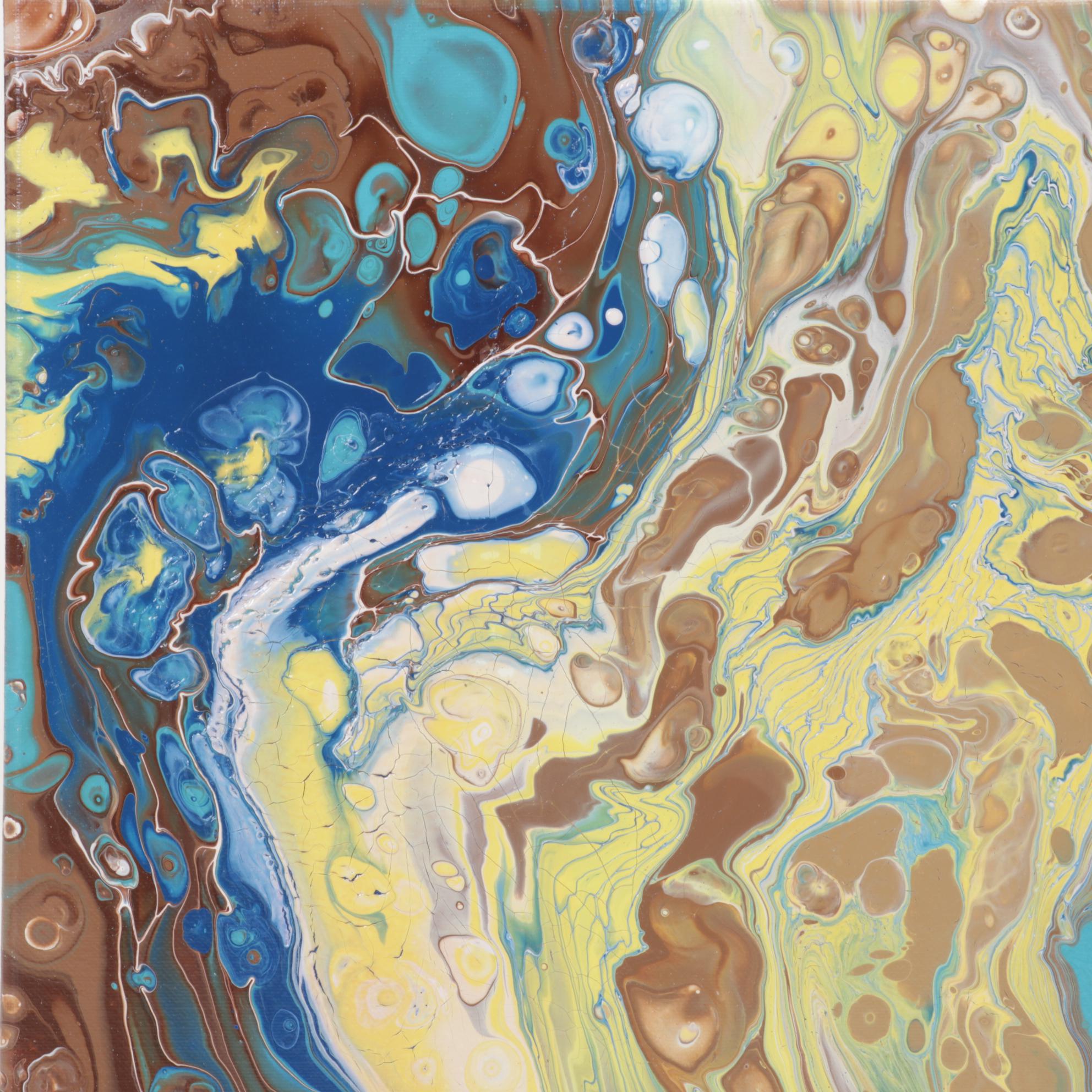 Kendall Kirchner Abstract Acrylic Painting, 21st Century