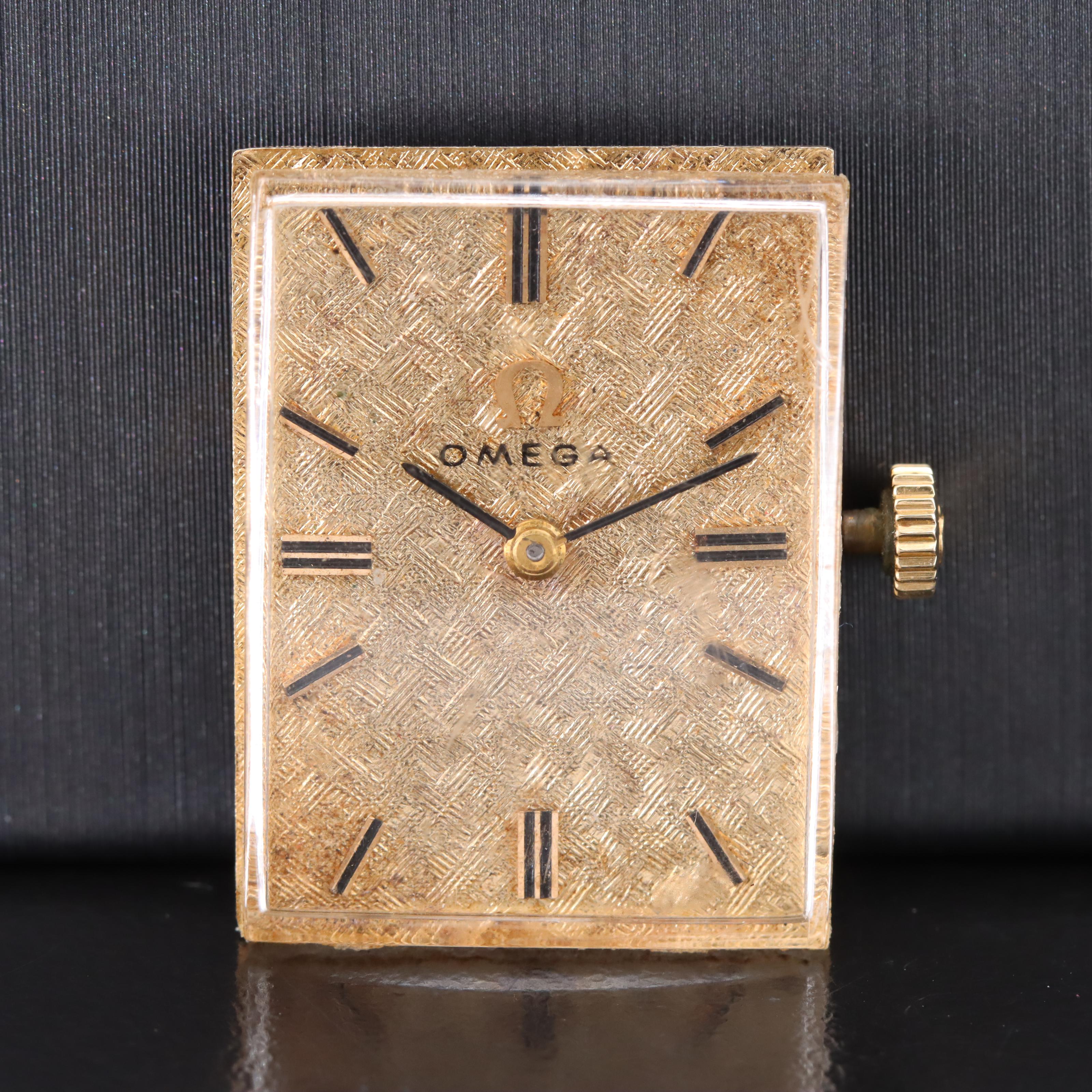 Omega Watch Movement Dial and Hands