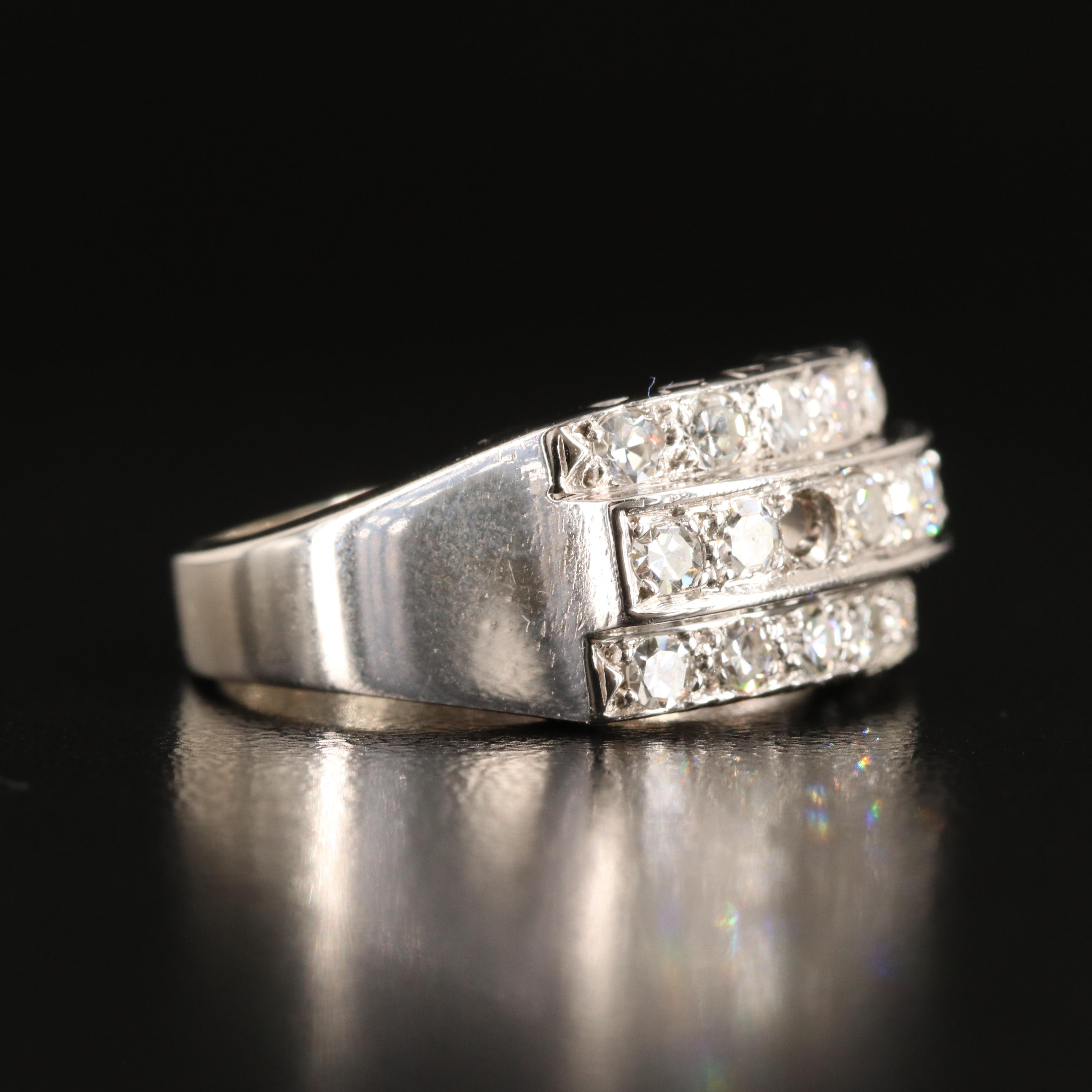 14K 0.73 CTW Diamond Ring with 0.03 CT Loose Stone