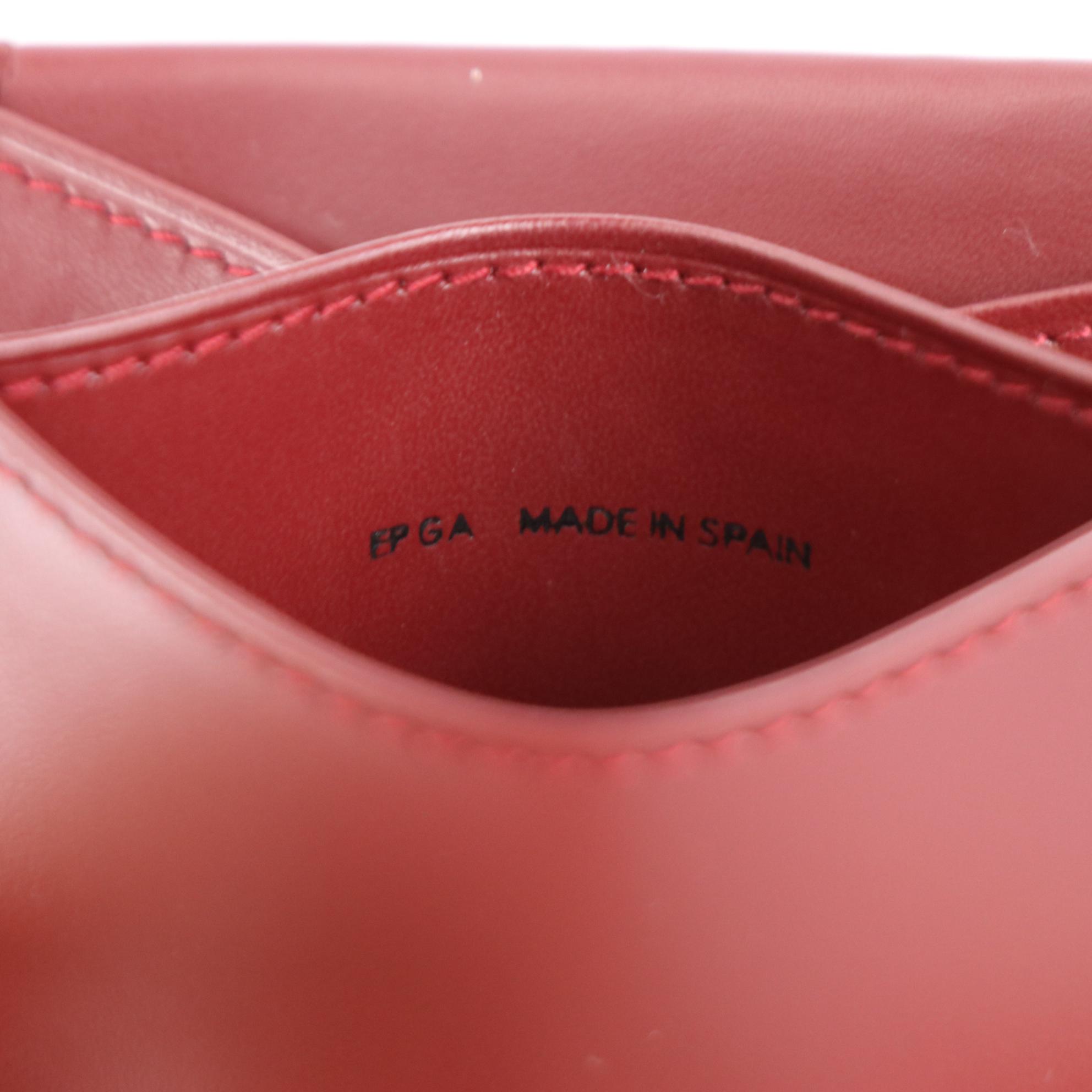 Cartier Coin Pouch in Burgundy Leather with Box