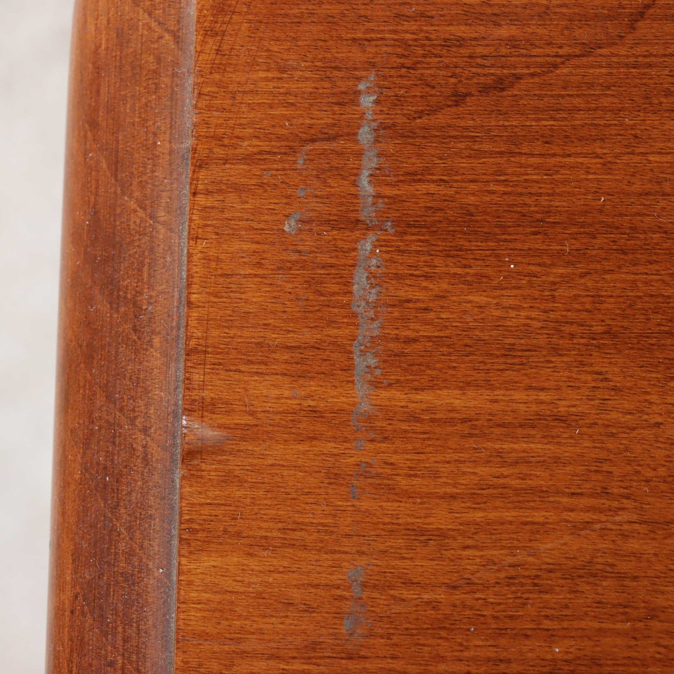 Tell City Chair Co. "Young Republic" Gilt-Stenciled Maple Console and Mirror