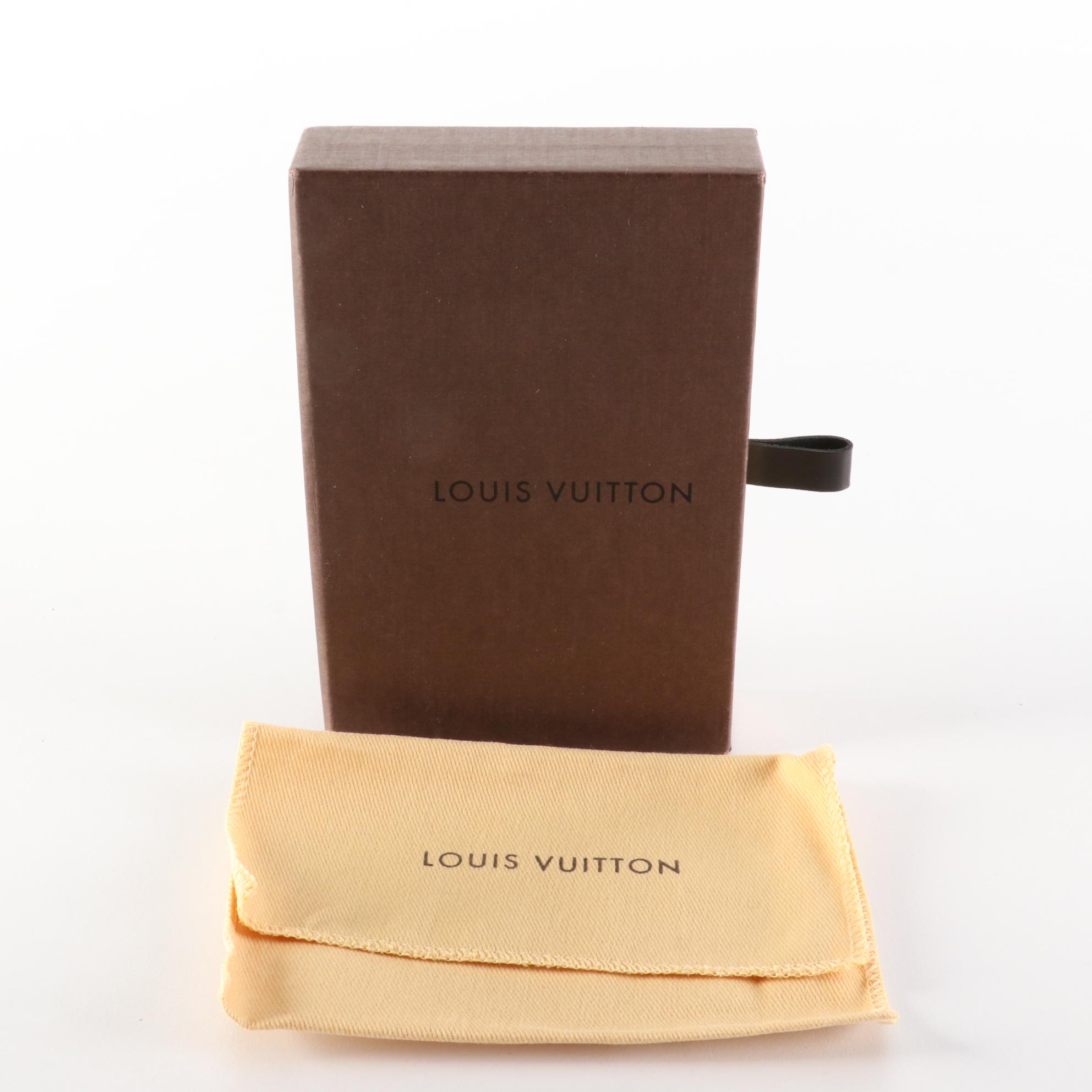 Louis Vuitton Illustre Balloon Key Ring in  Damier Azur Canvas and Leather