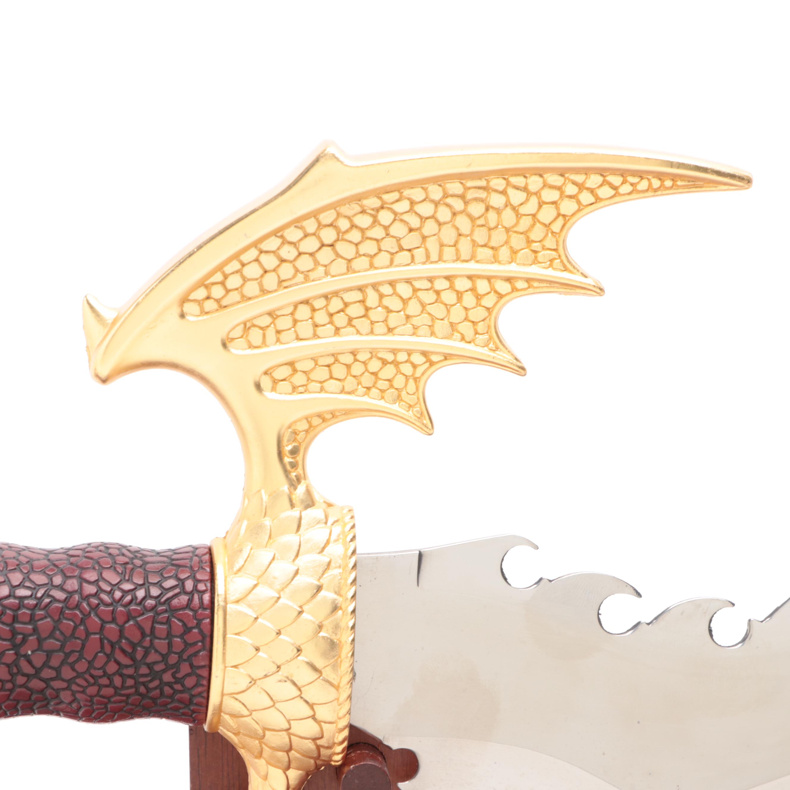 Japanese Style Flying Dragon Decorative Dagger with Display Stand