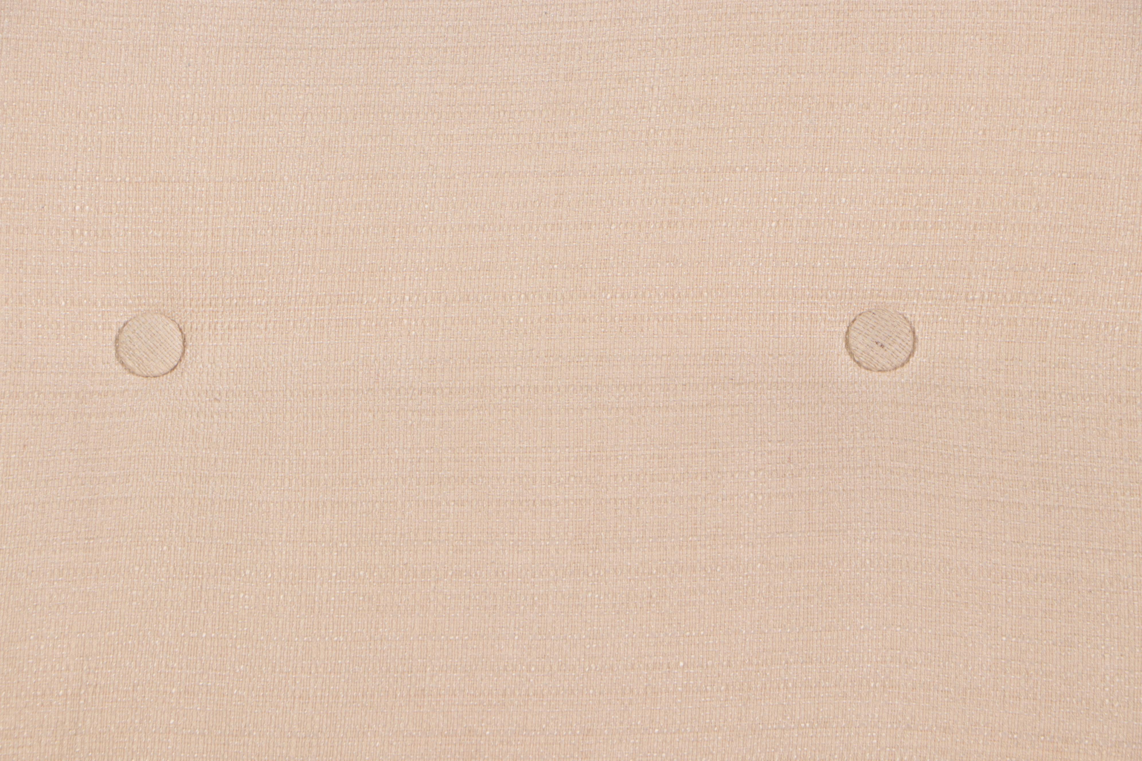 La-Z-Boy Button-Back Two-Seat Roll Arm Sofa in Oatmeal