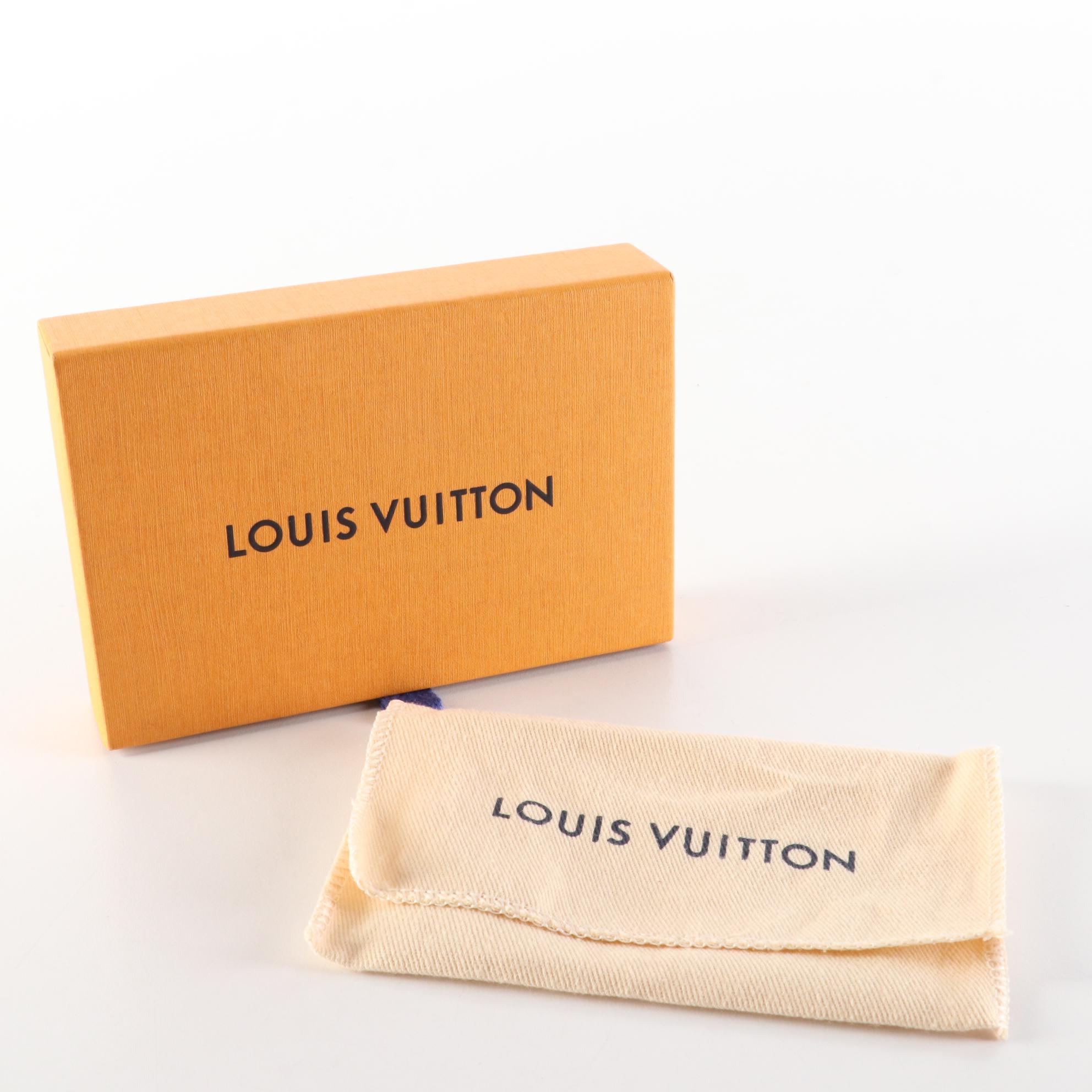 Louis Vuitton Porte cartes Kaisa Card Case Holder in Damier Ebene Canvas