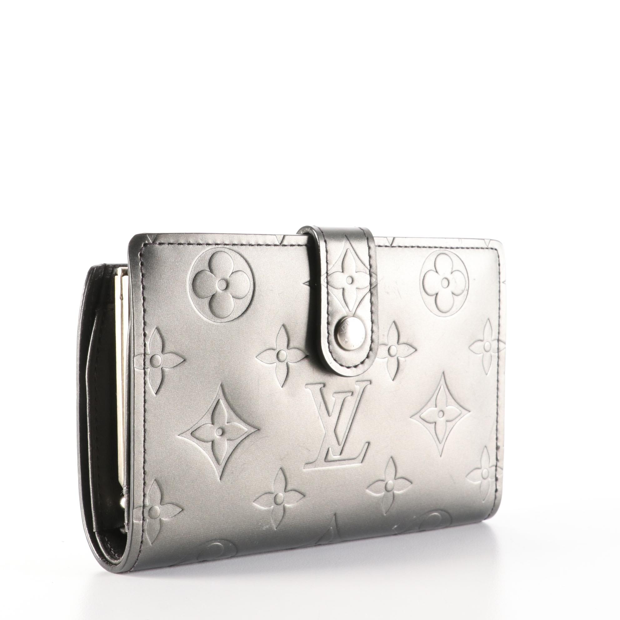 Louis Vuitton Portefeuille Viennois in Grey Monogram Mat