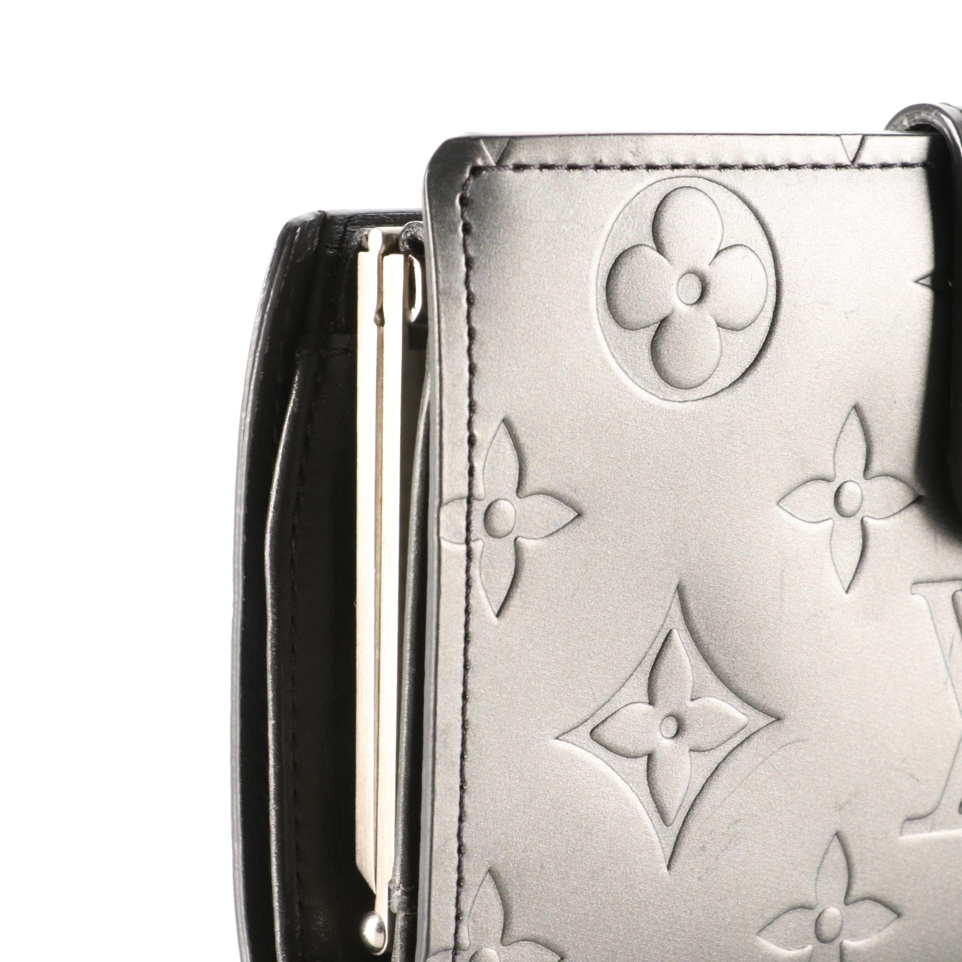 Louis Vuitton Portefeuille Viennois in Grey Monogram Mat