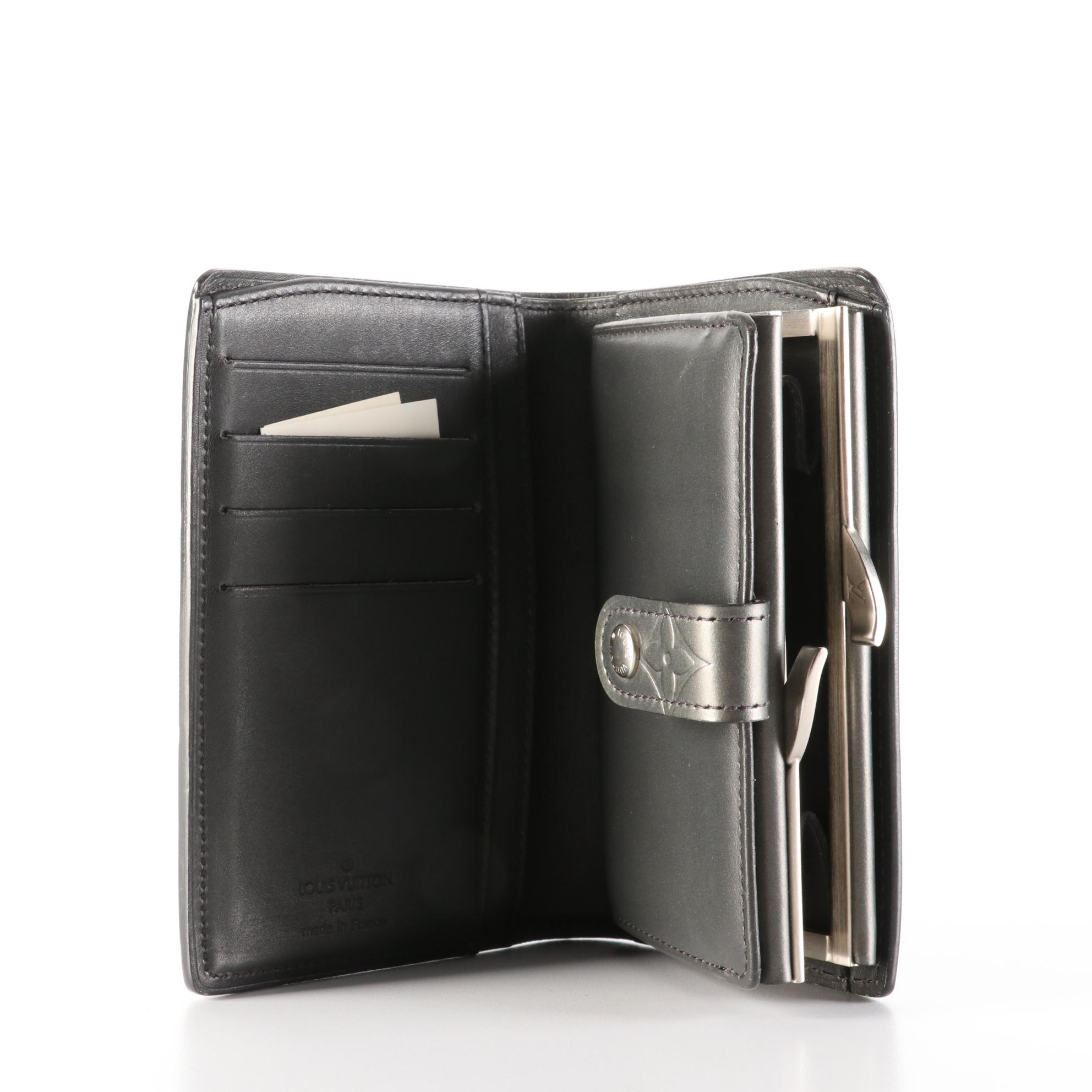 Louis Vuitton Portefeuille Viennois in Grey Monogram Mat