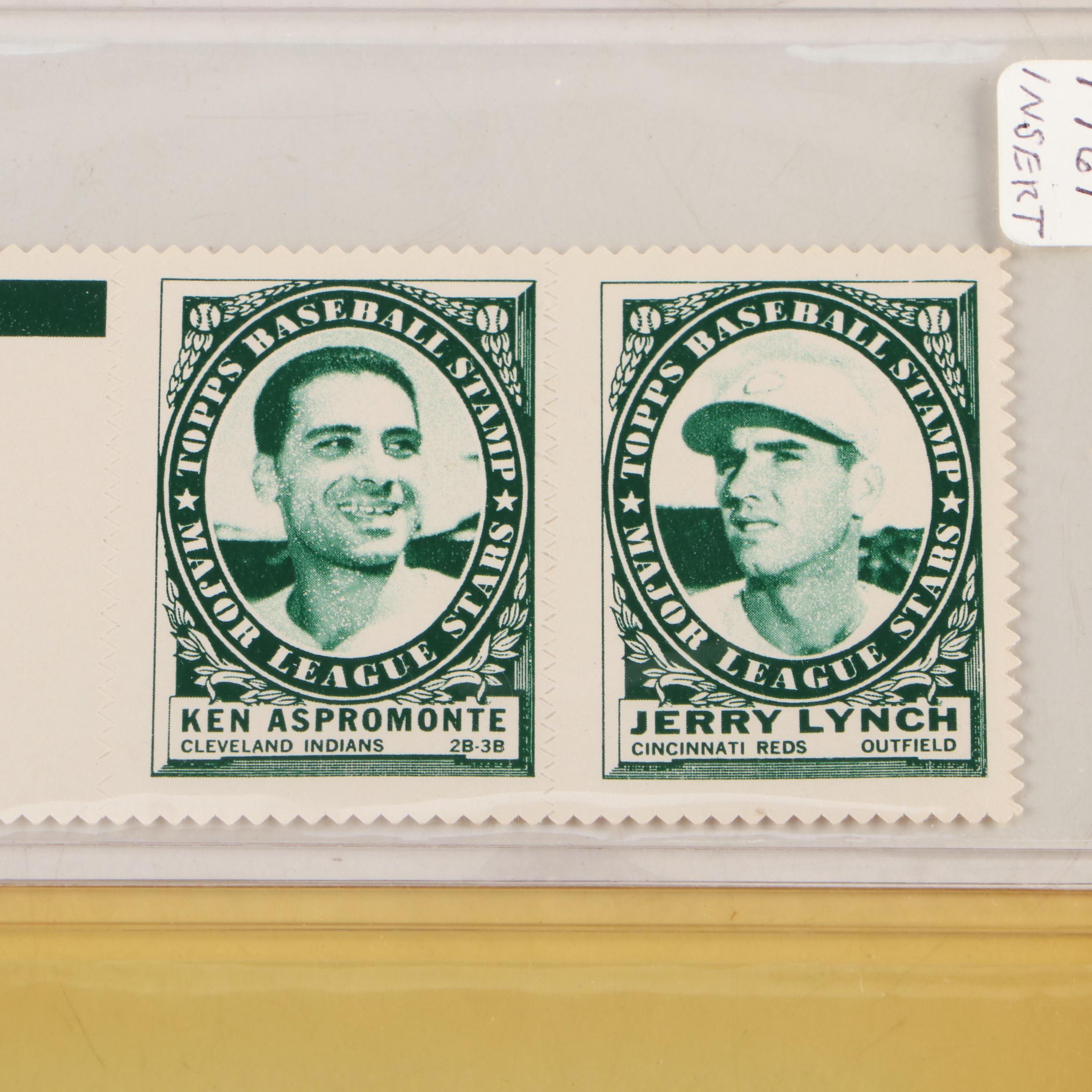 Topps and More Baseball Stamps with Juan Marichal, Gil Hodges, 1940s–1960s