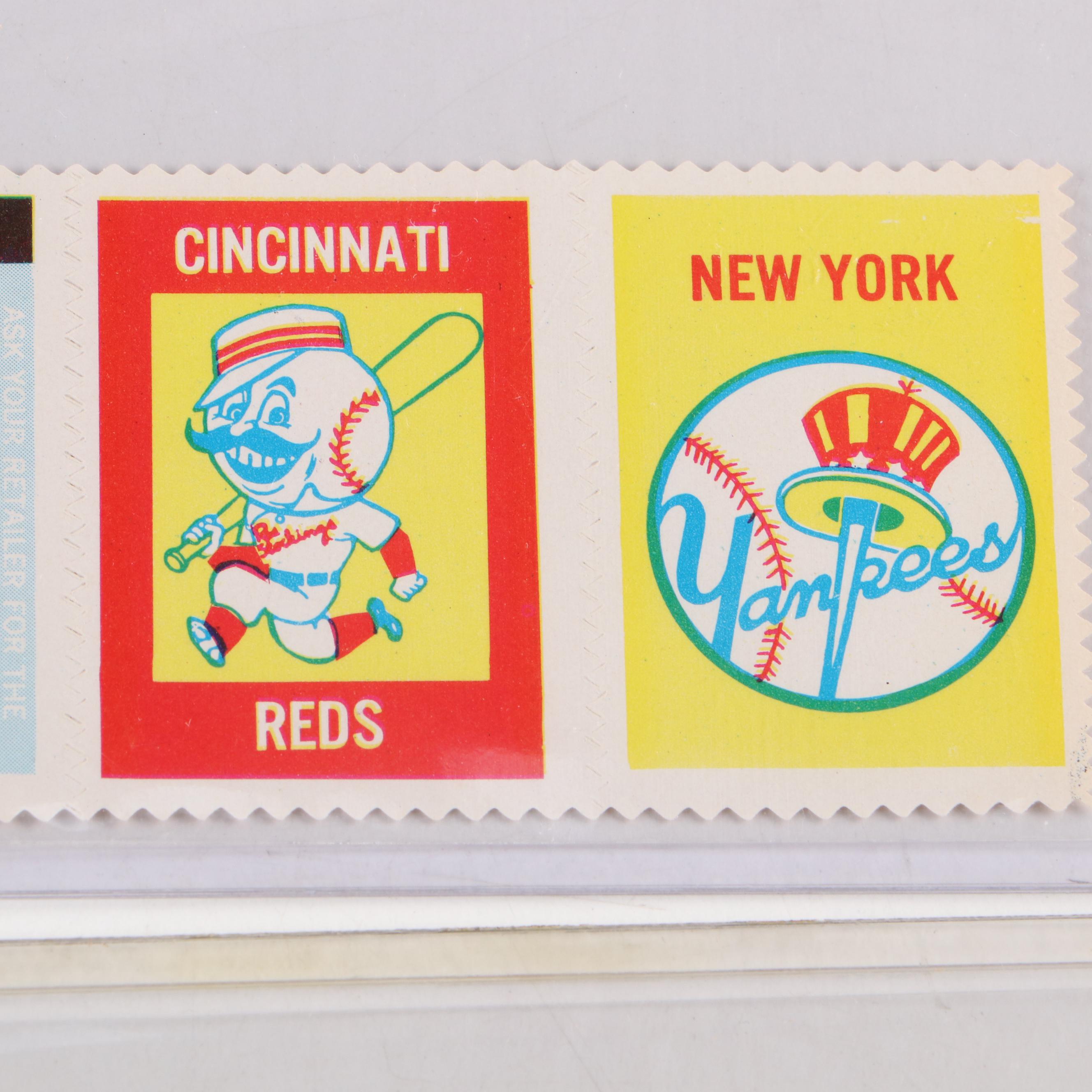 Topps and More Baseball Stamps with Juan Marichal, Gil Hodges, 1940s–1960s