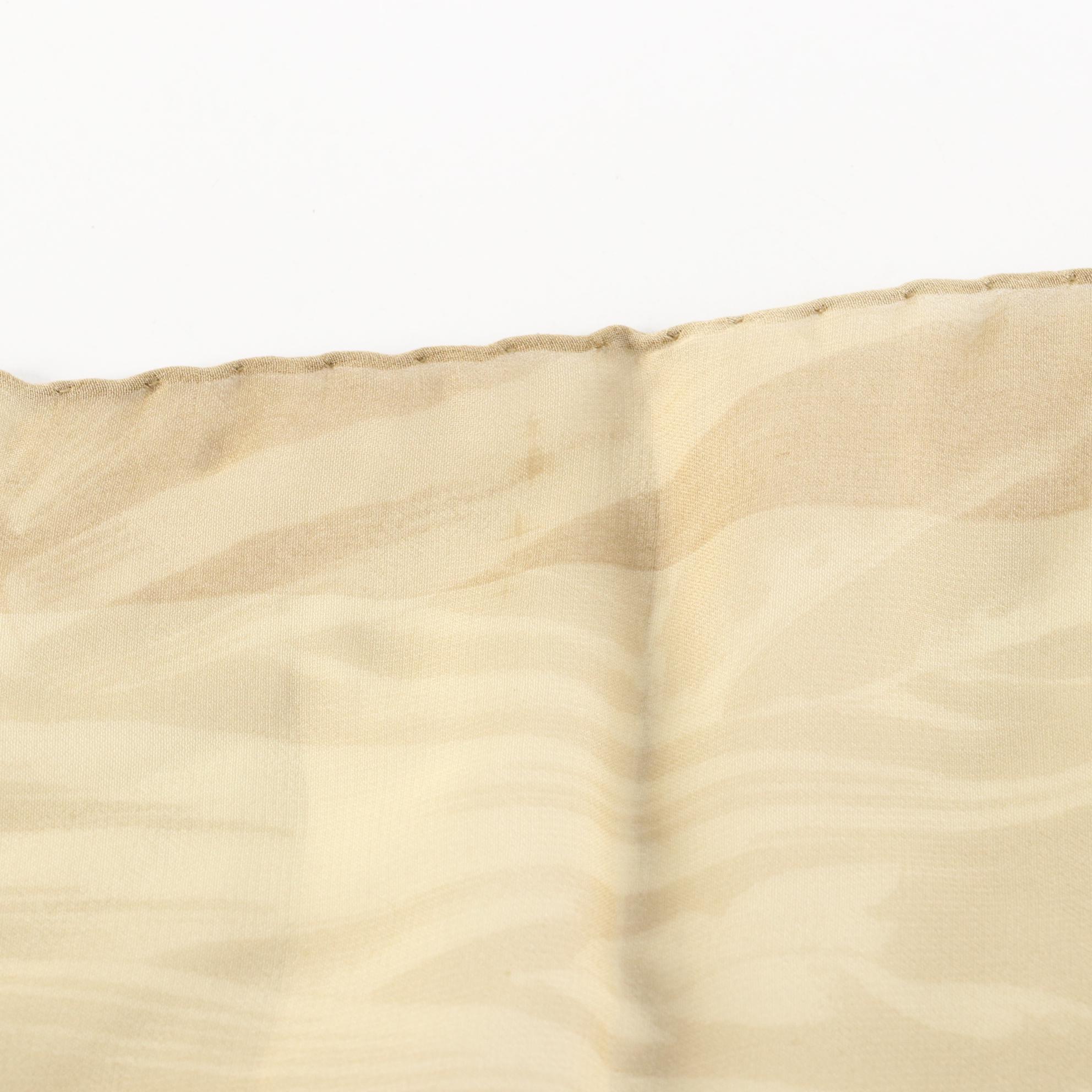 Salvatore Ferragamo Animal Motif Silk Chiffon Scarf