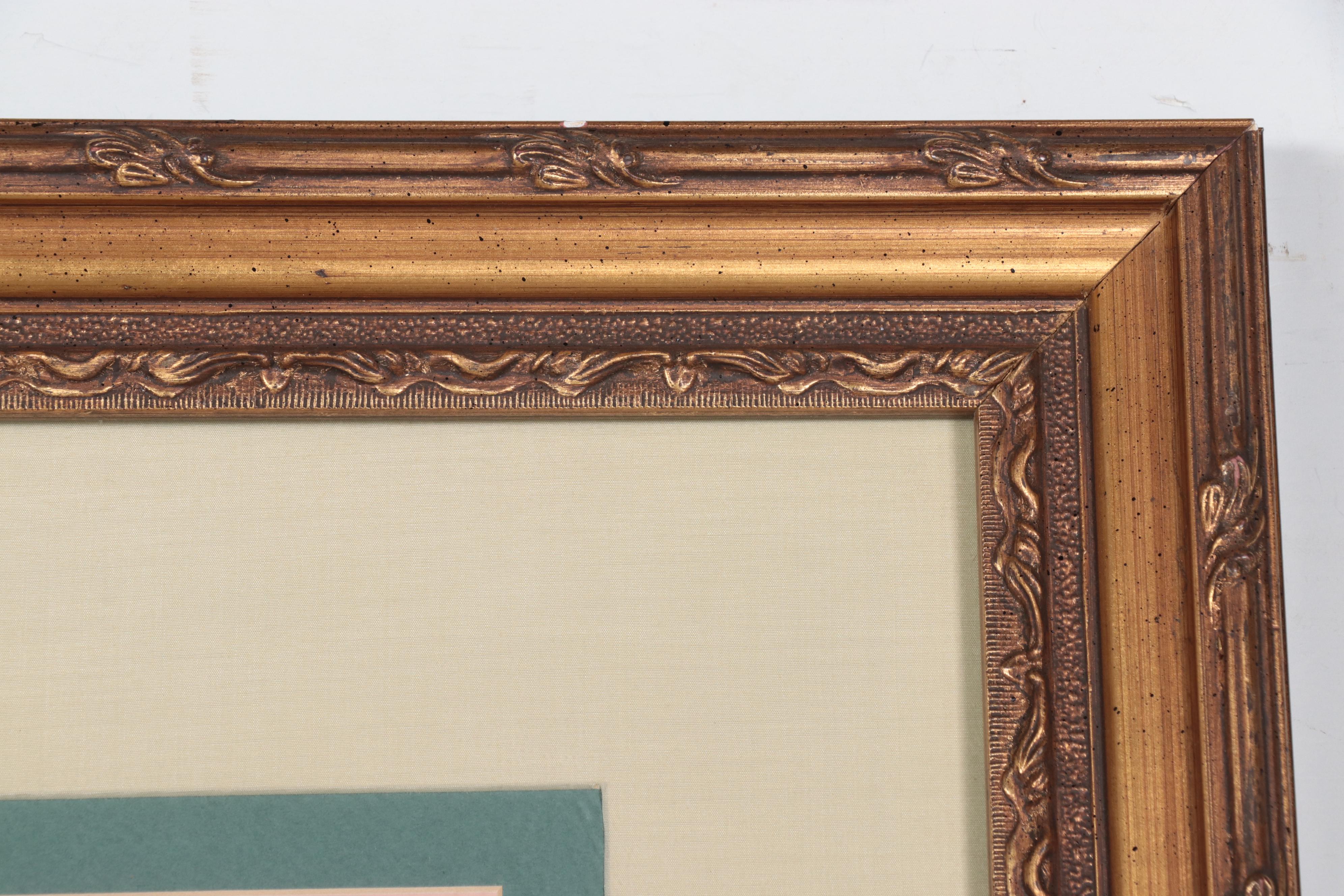 Offset Lithograph of Lakeside Cottage After David Garcia