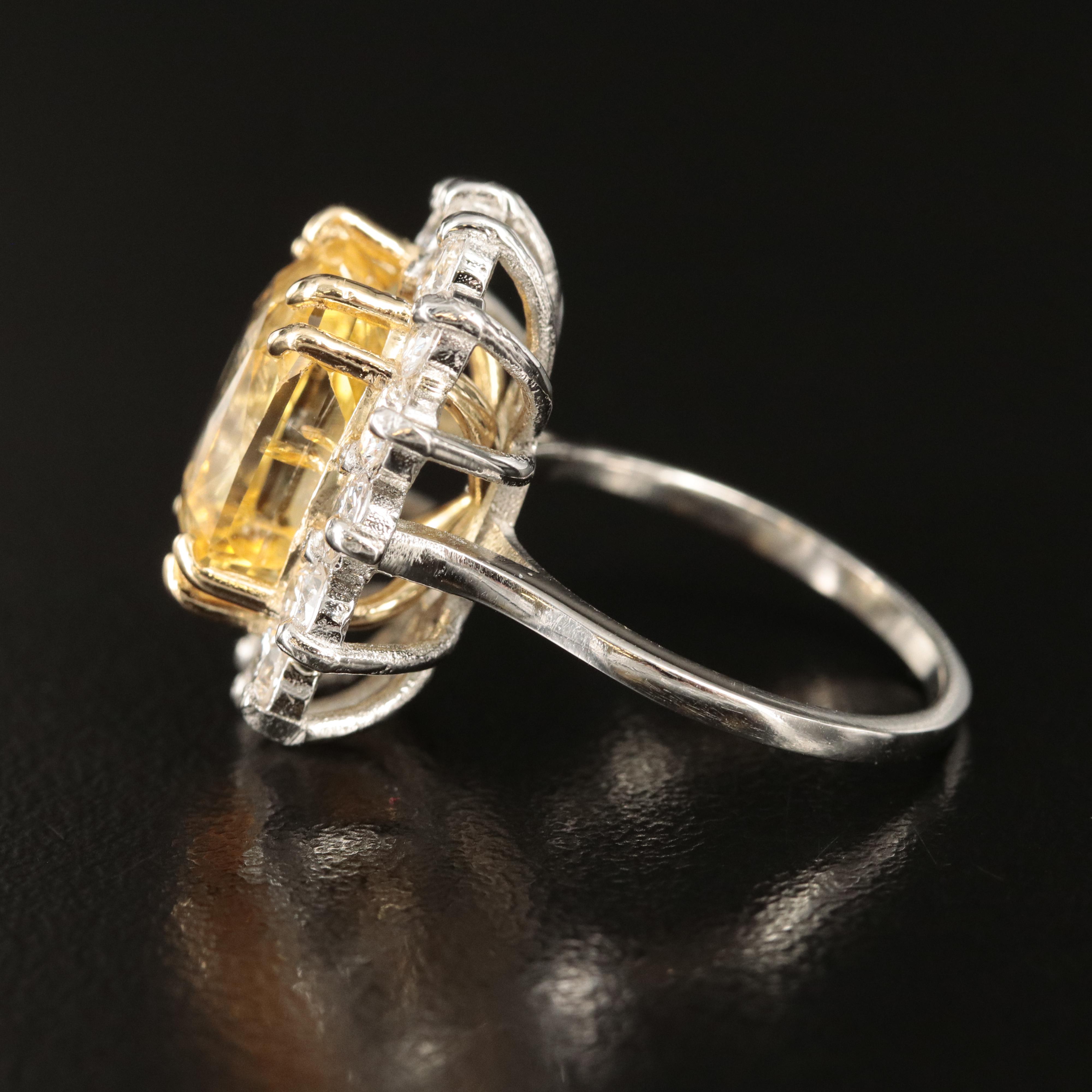 Platinum 9.19 CT Unheated Sapphire and 1.76 CTW Diamond Ring with GIA Report