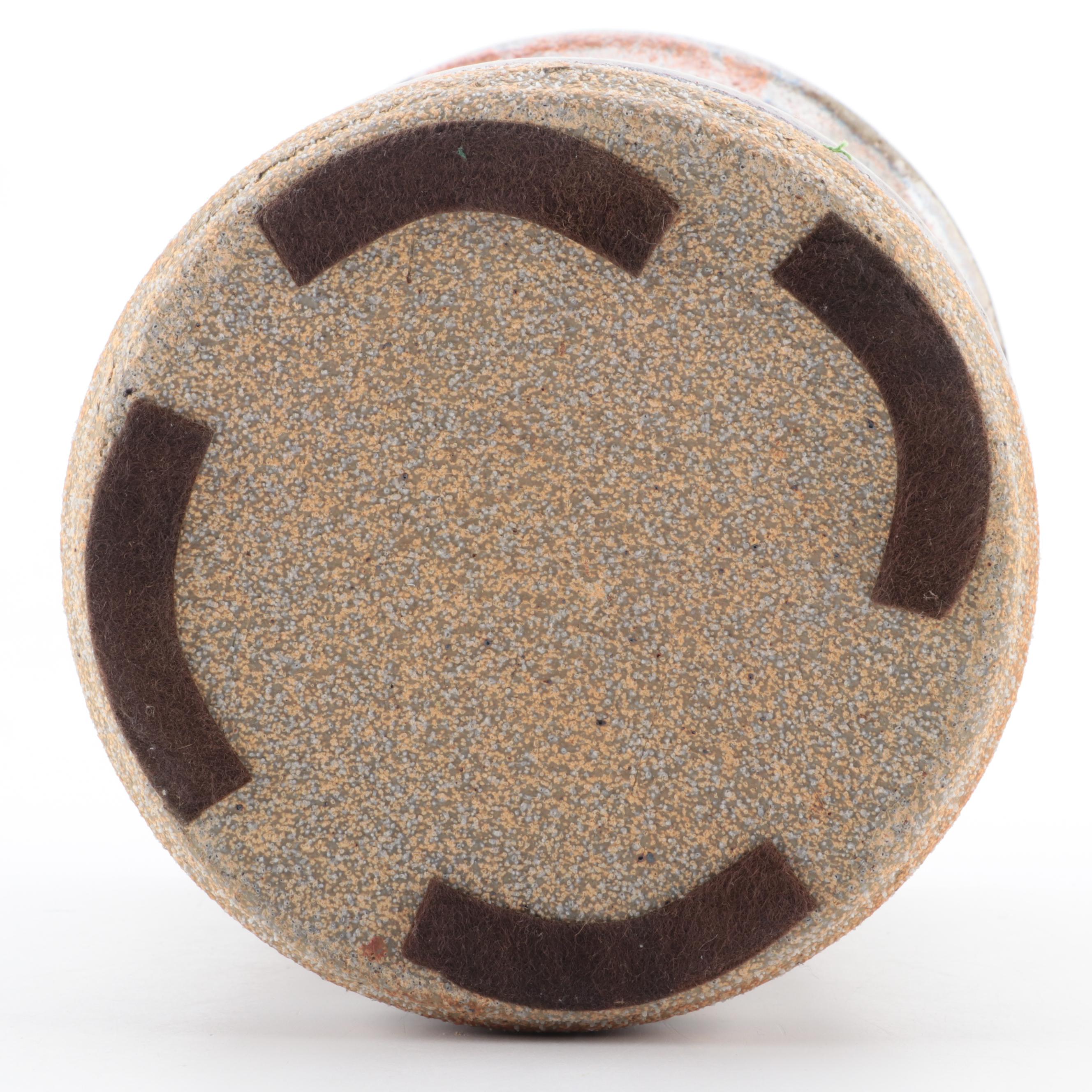 Two Studio Pottery Planters