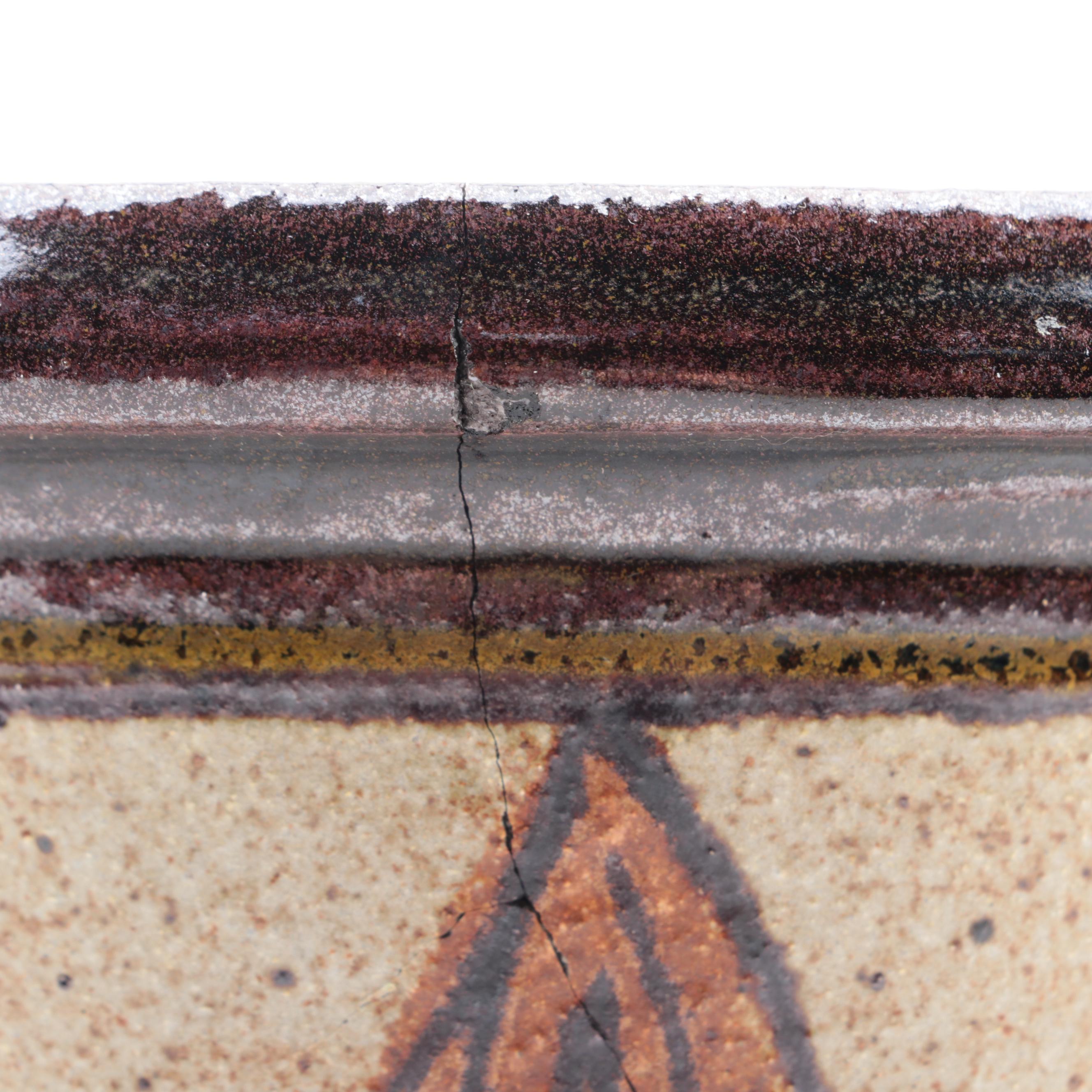 Two Studio Pottery Planters