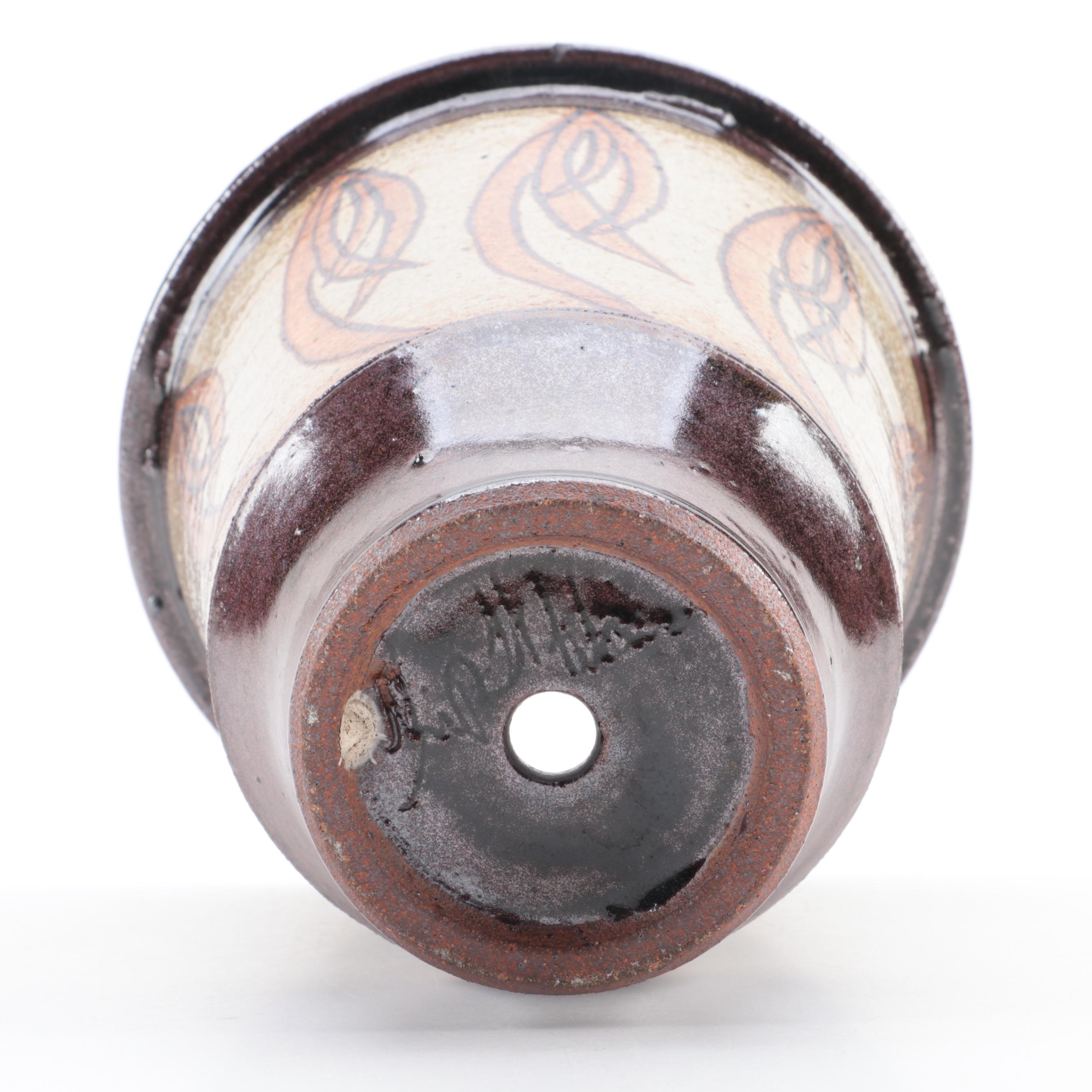 Two Studio Pottery Planters