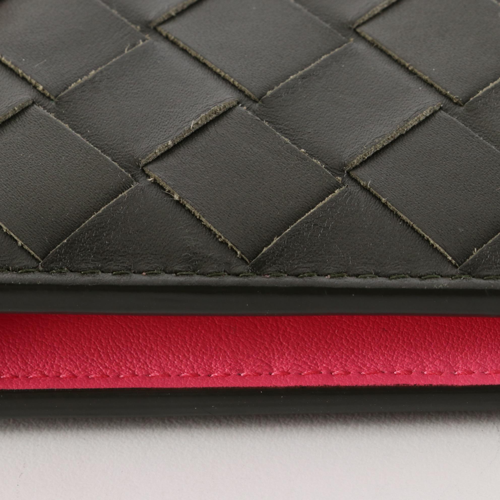 Bottega Veneta Intrecciato Leather Bifold Wallet with Box