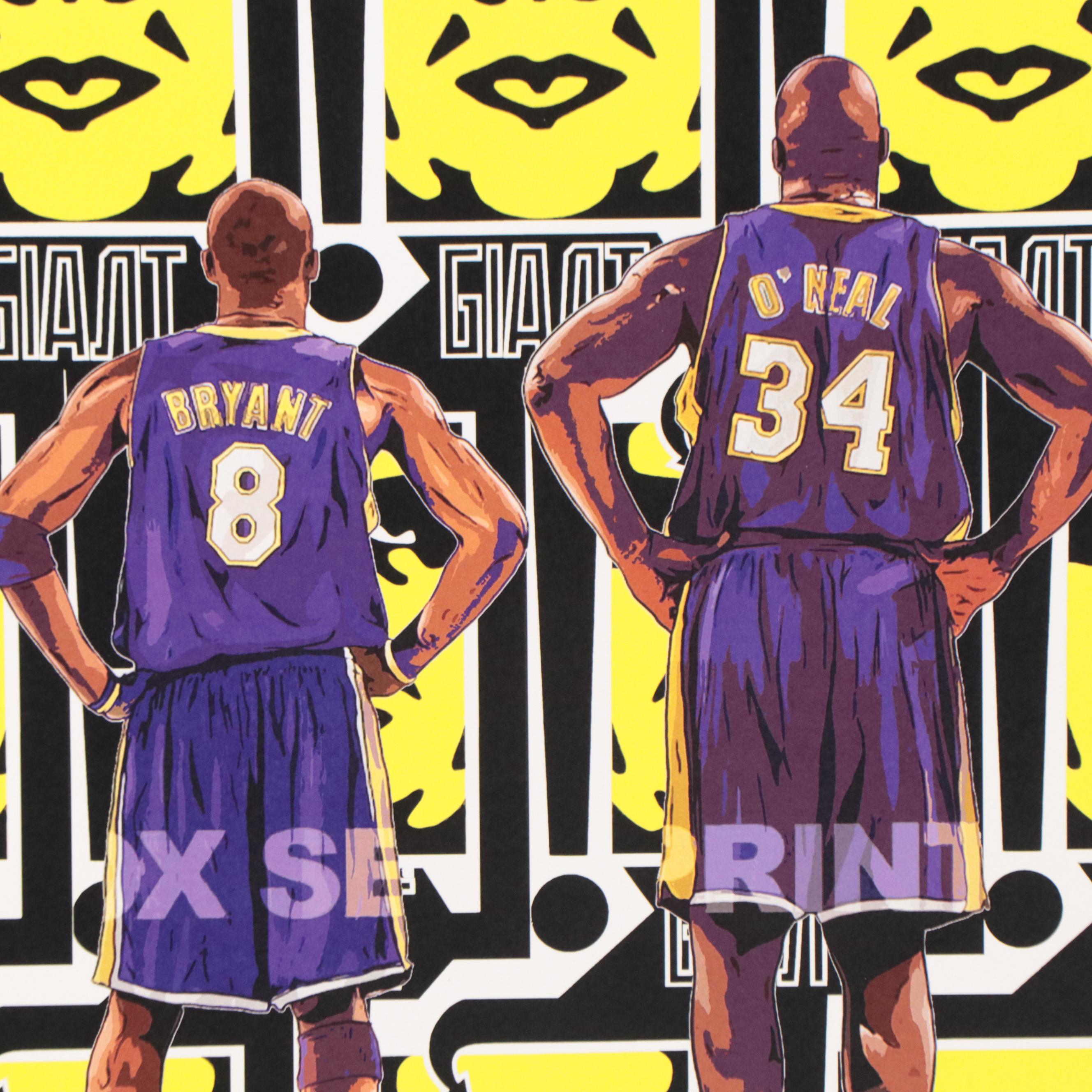 Death NYC Pop Art Graphic Print Obey x Basketball, 2022