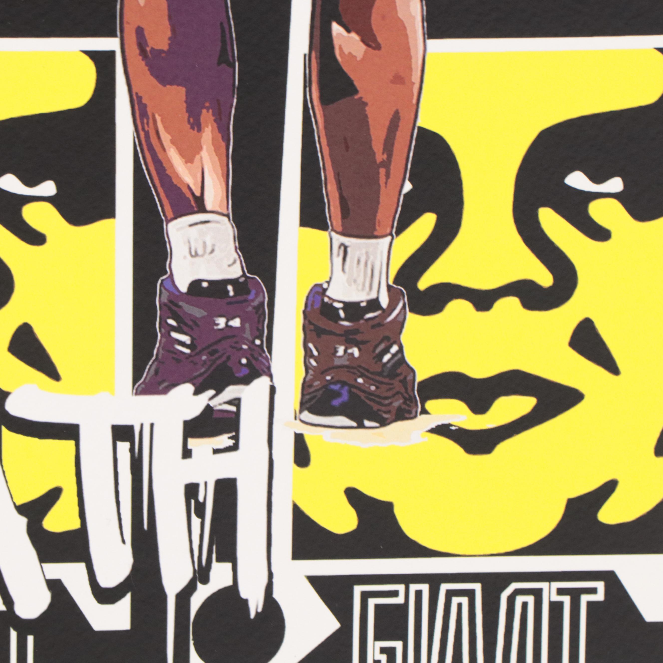 Death NYC Pop Art Graphic Print Obey x Basketball, 2022