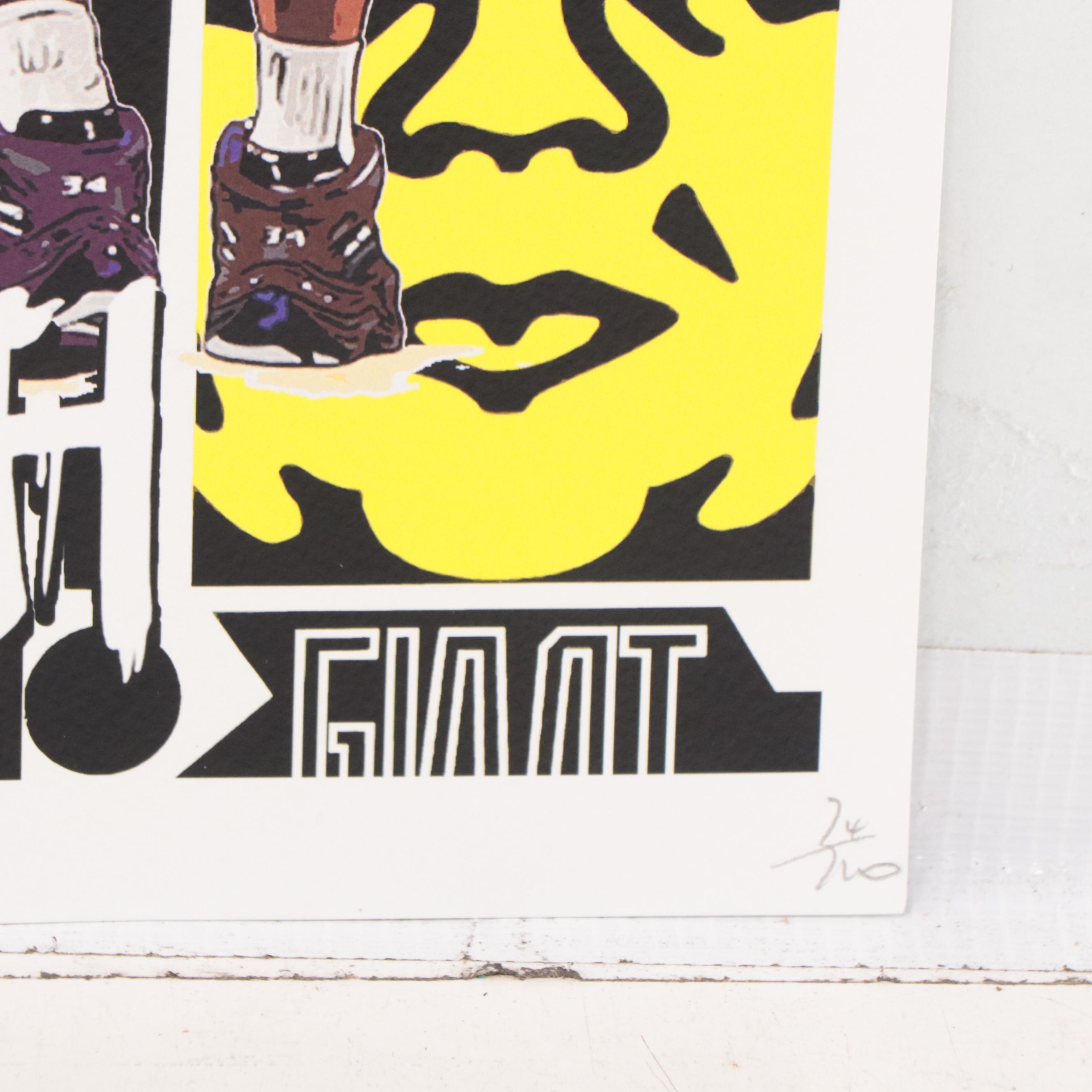 Death NYC Pop Art Graphic Print Obey x Basketball, 2022