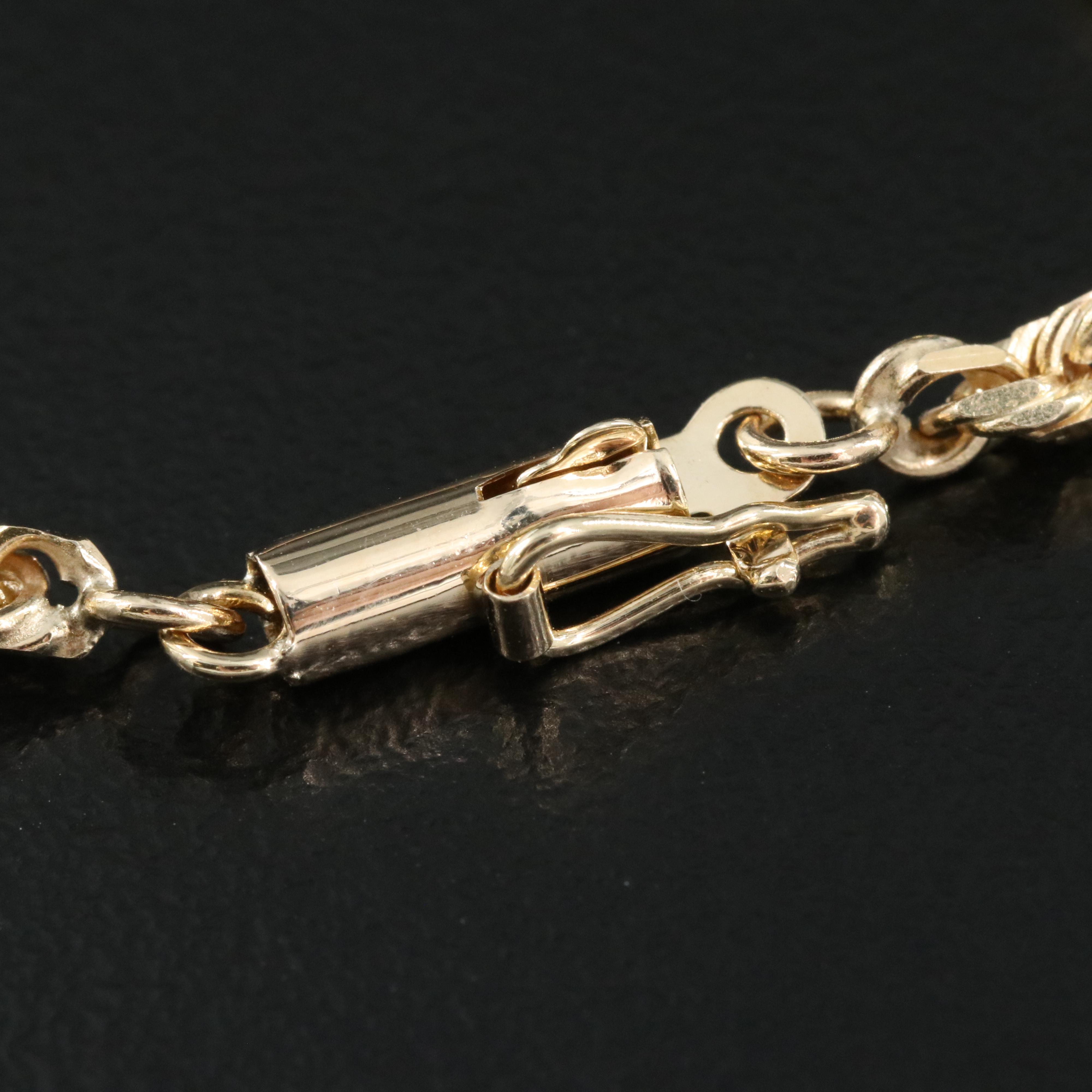 14K Braided Rope Chain