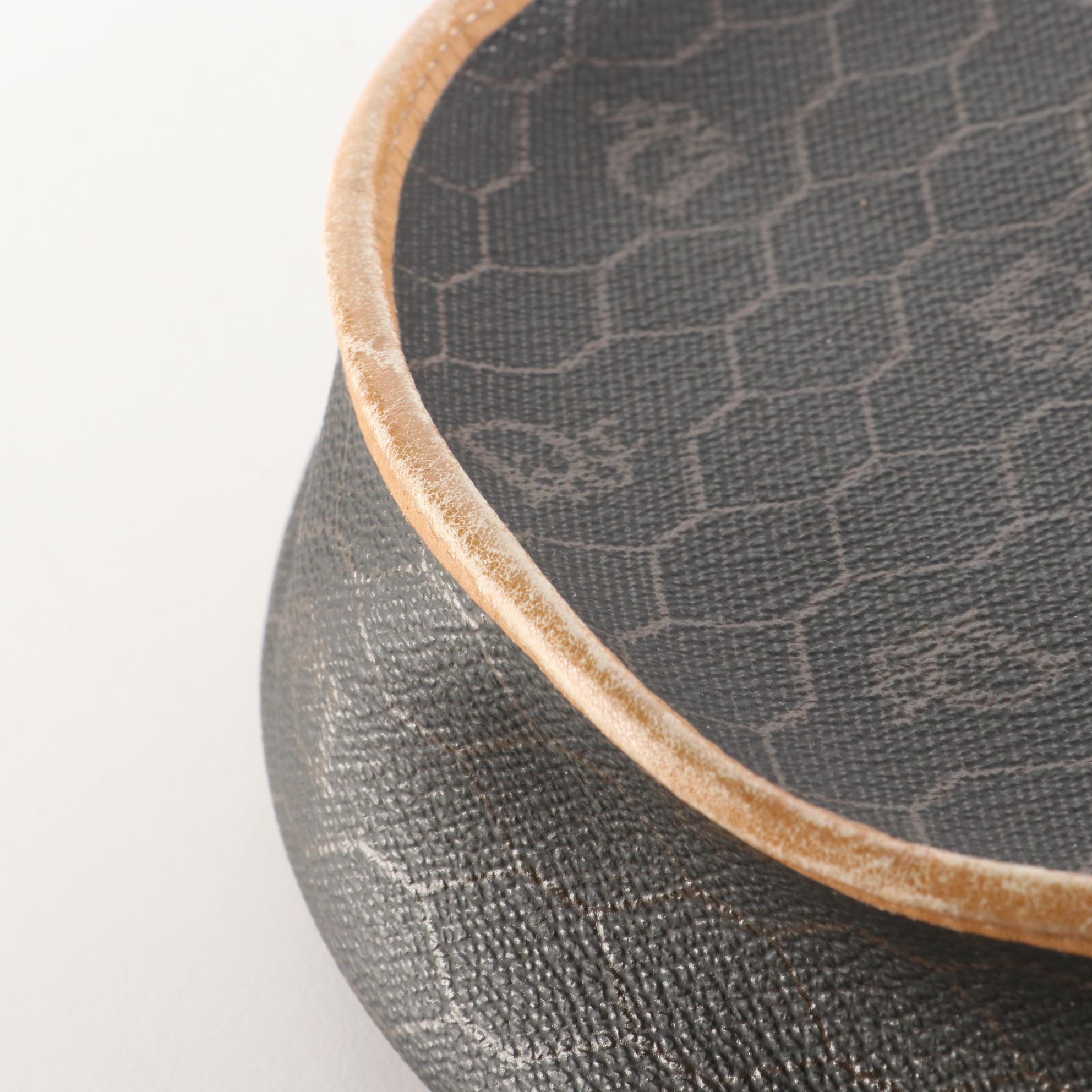 Christian Dior Honeycomb Coated Canvas and Leather Flap Bag