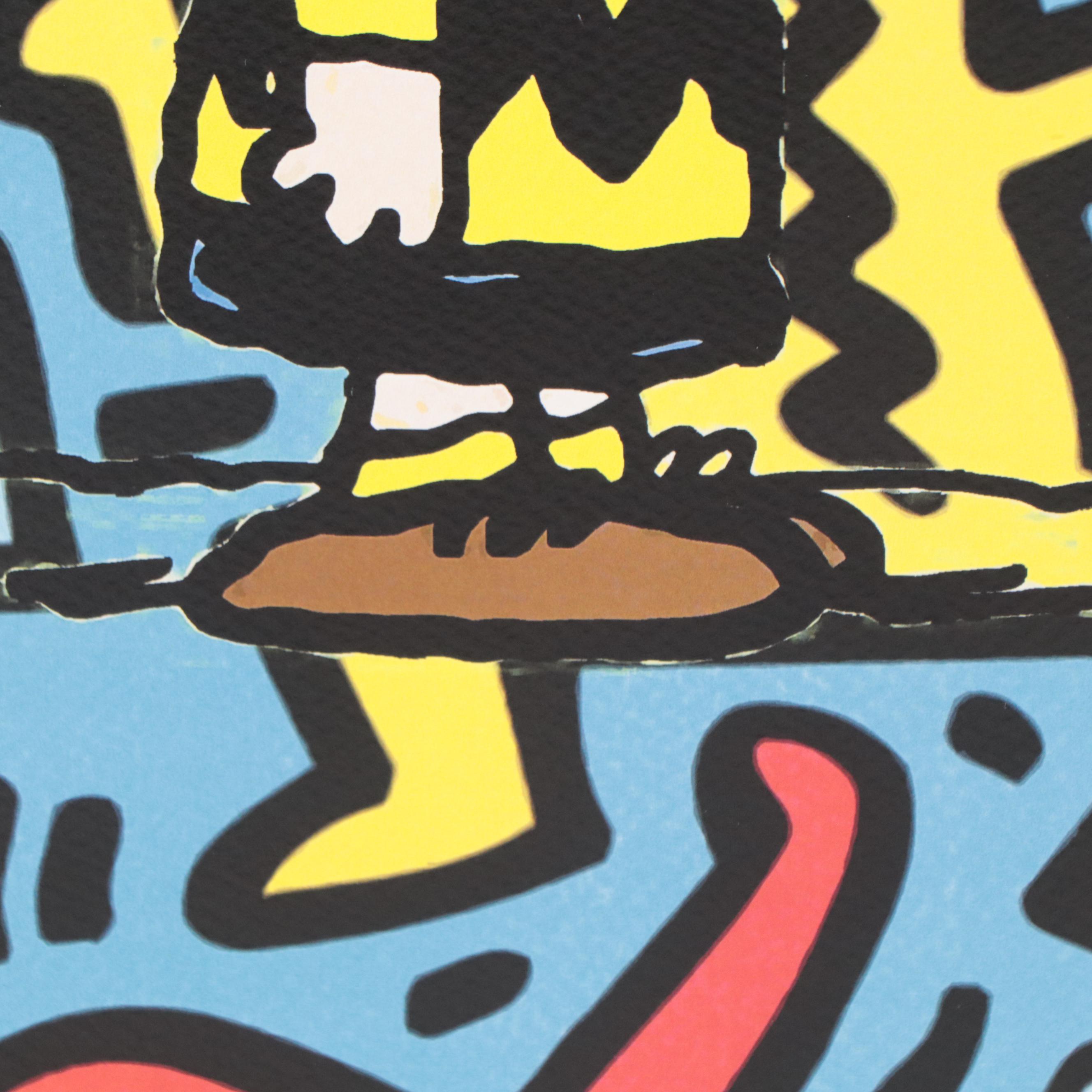 Death NYC Pop Art Graphic Print Peanuts x Keith Haring, 2020