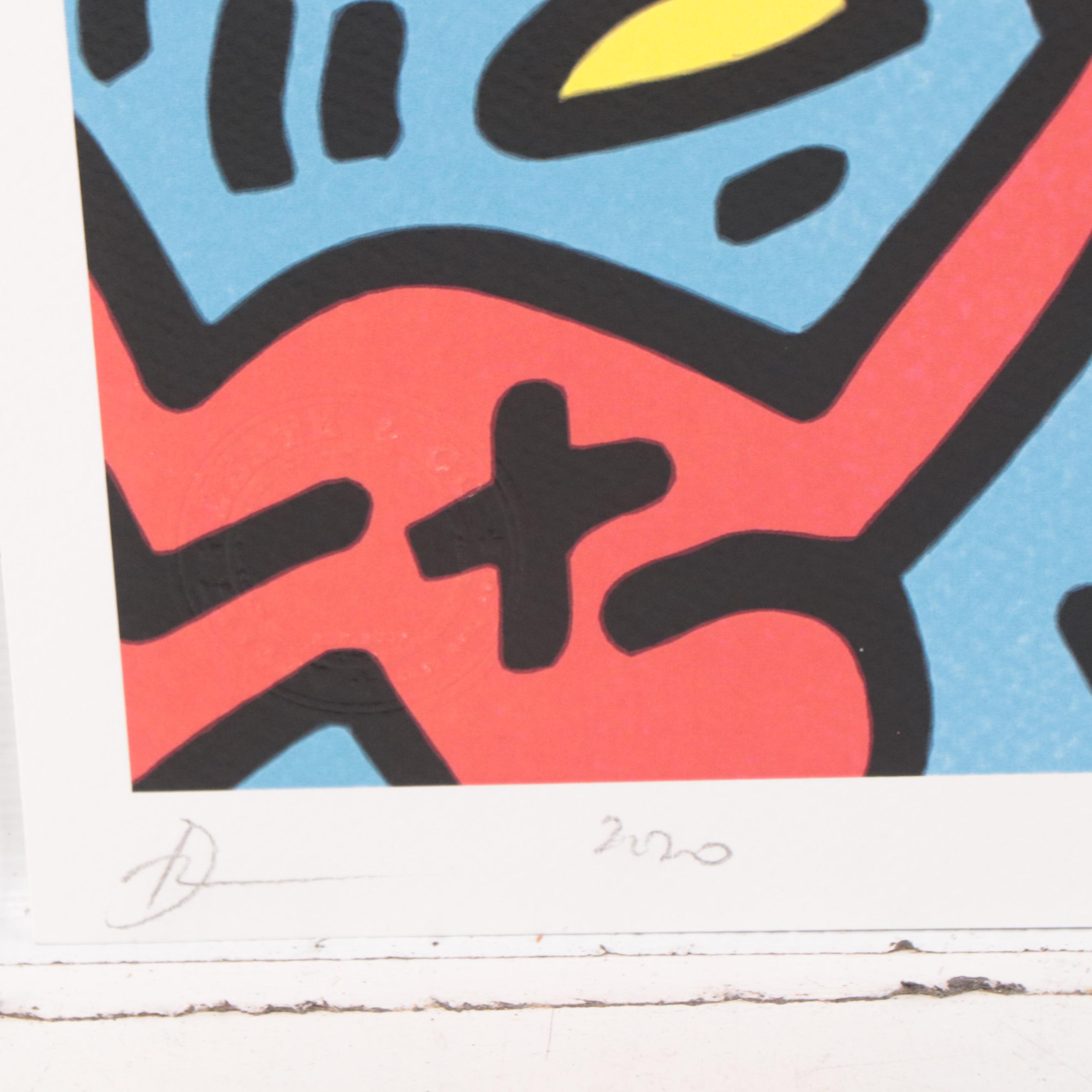 Death NYC Pop Art Graphic Print Peanuts x Keith Haring, 2020