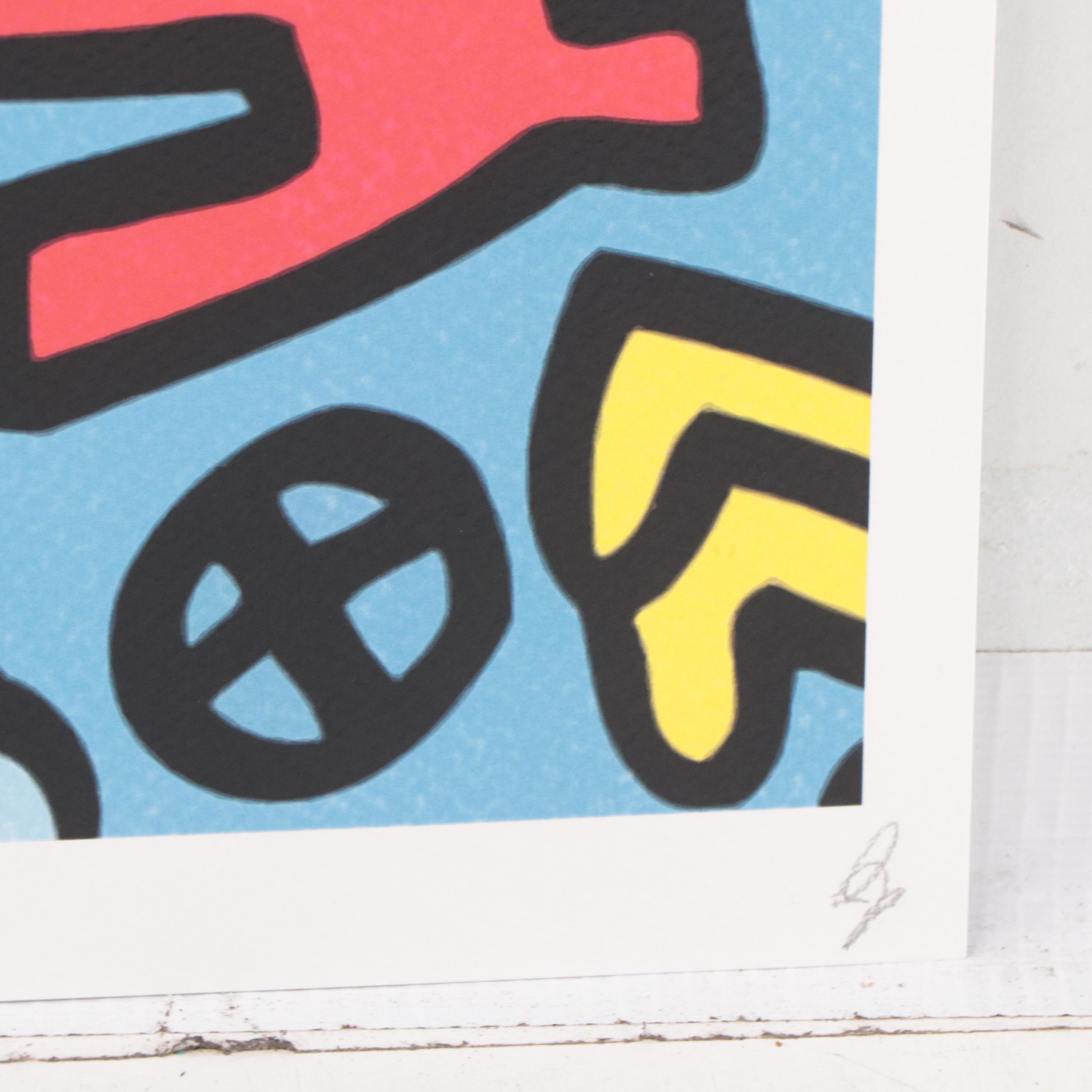 Death NYC Pop Art Graphic Print Peanuts x Keith Haring, 2020