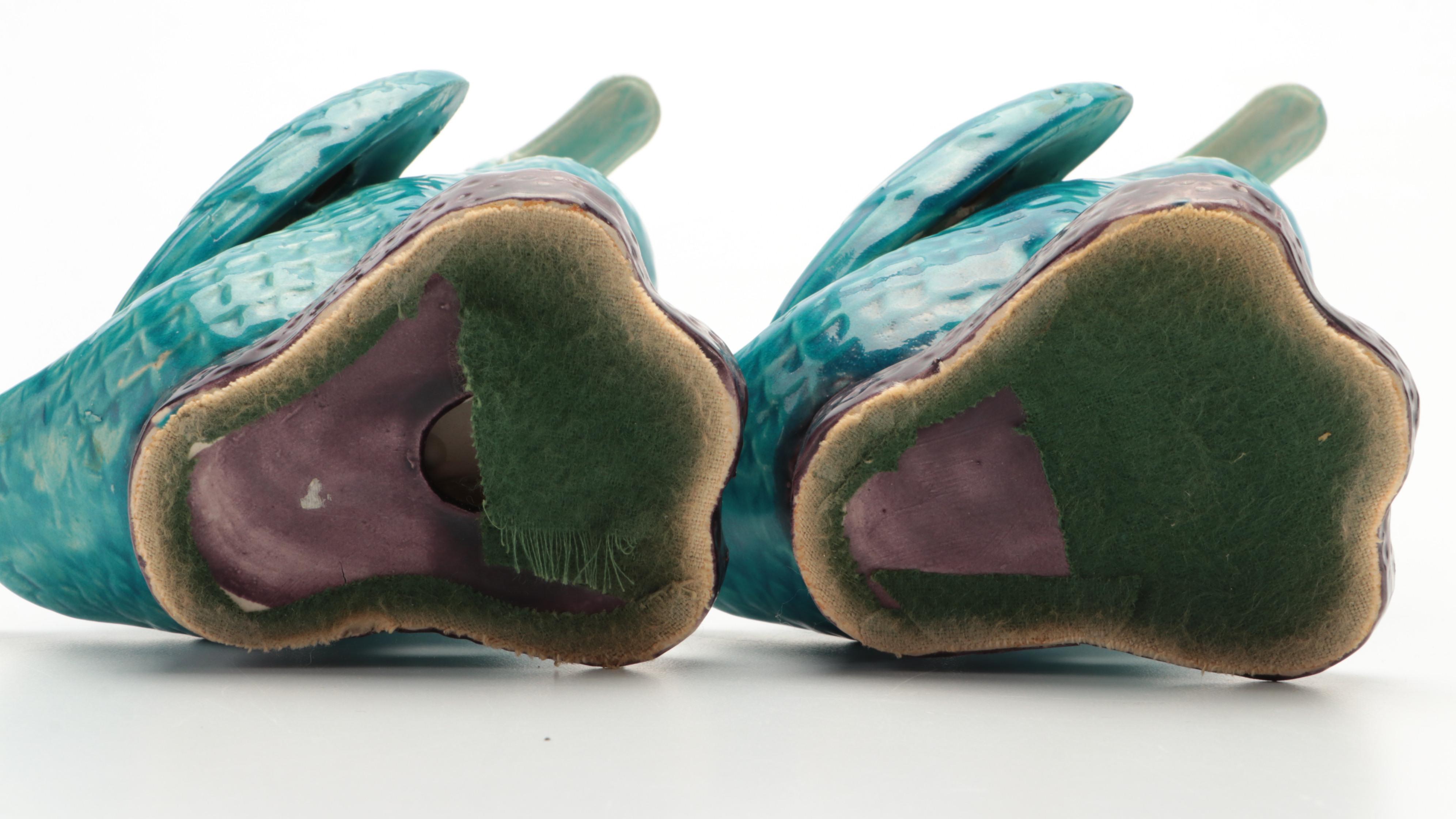 Chinese Porcelain Nanking Ducks, Early to Mid 20th Century