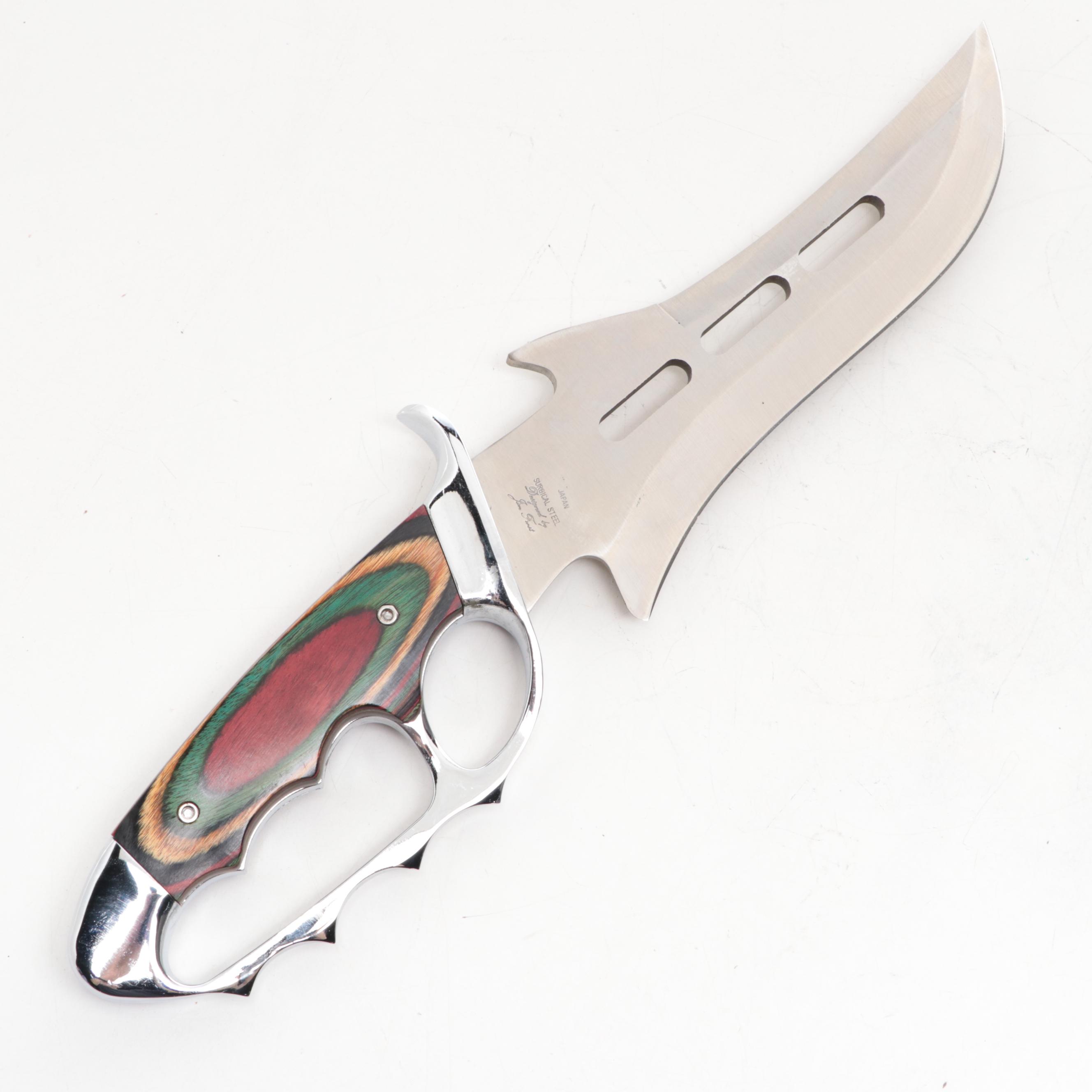 Frost Cutlery Galactic Warrior Stainless Steel Skinner Knife with Scabbard