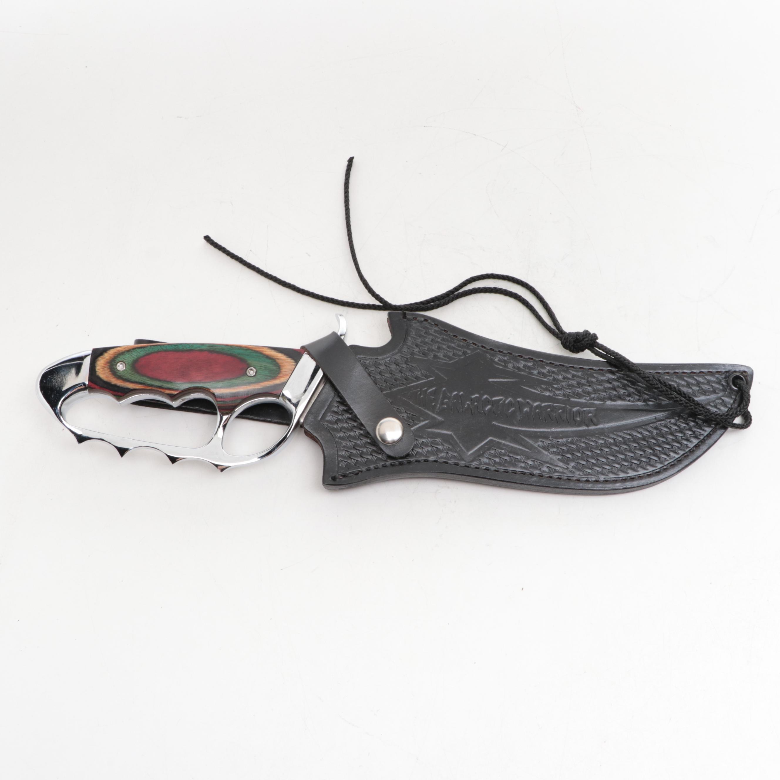 Frost Cutlery Galactic Warrior Stainless Steel Skinner Knife with Scabbard