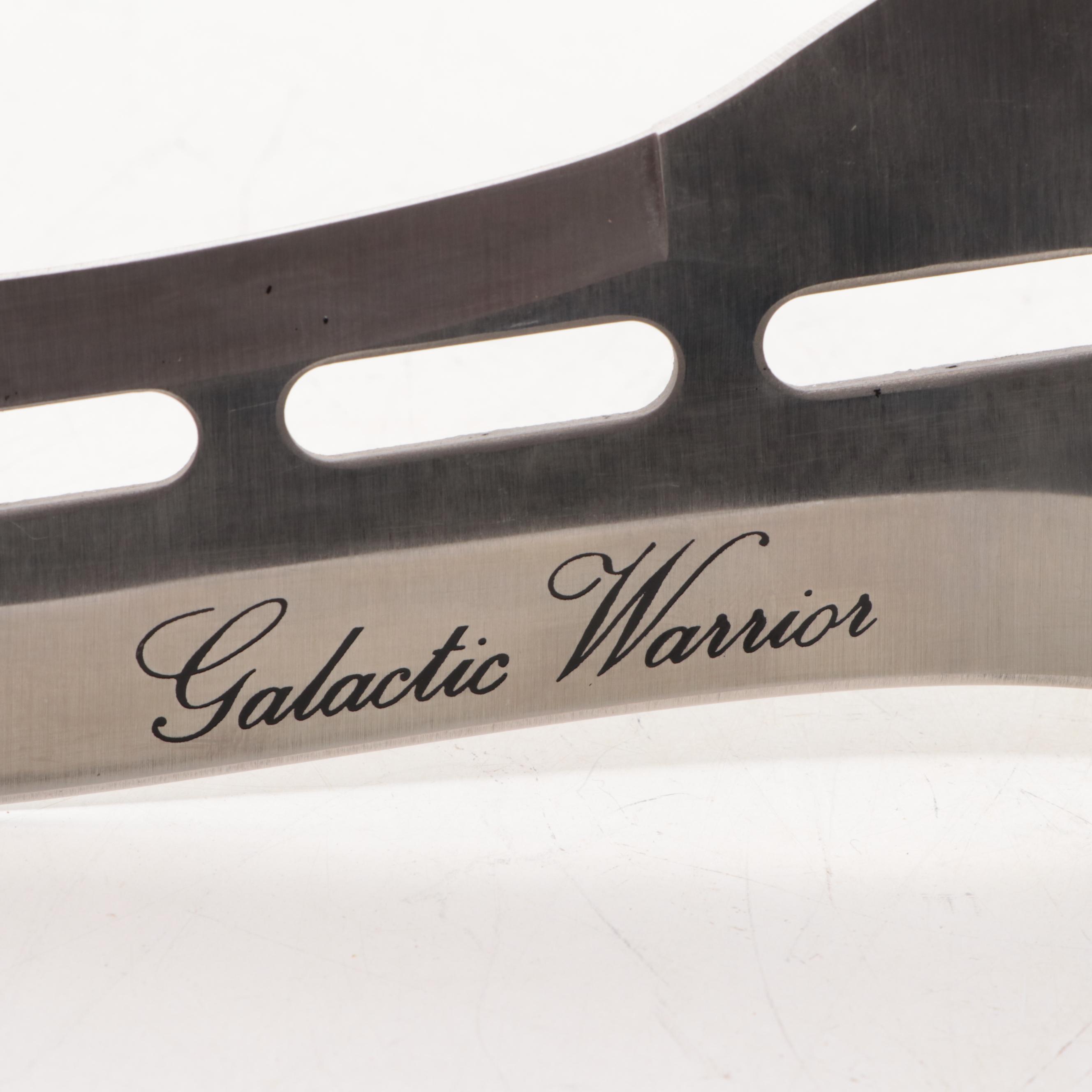 Frost Cutlery Galactic Warrior Stainless Steel Skinner Knife with Scabbard