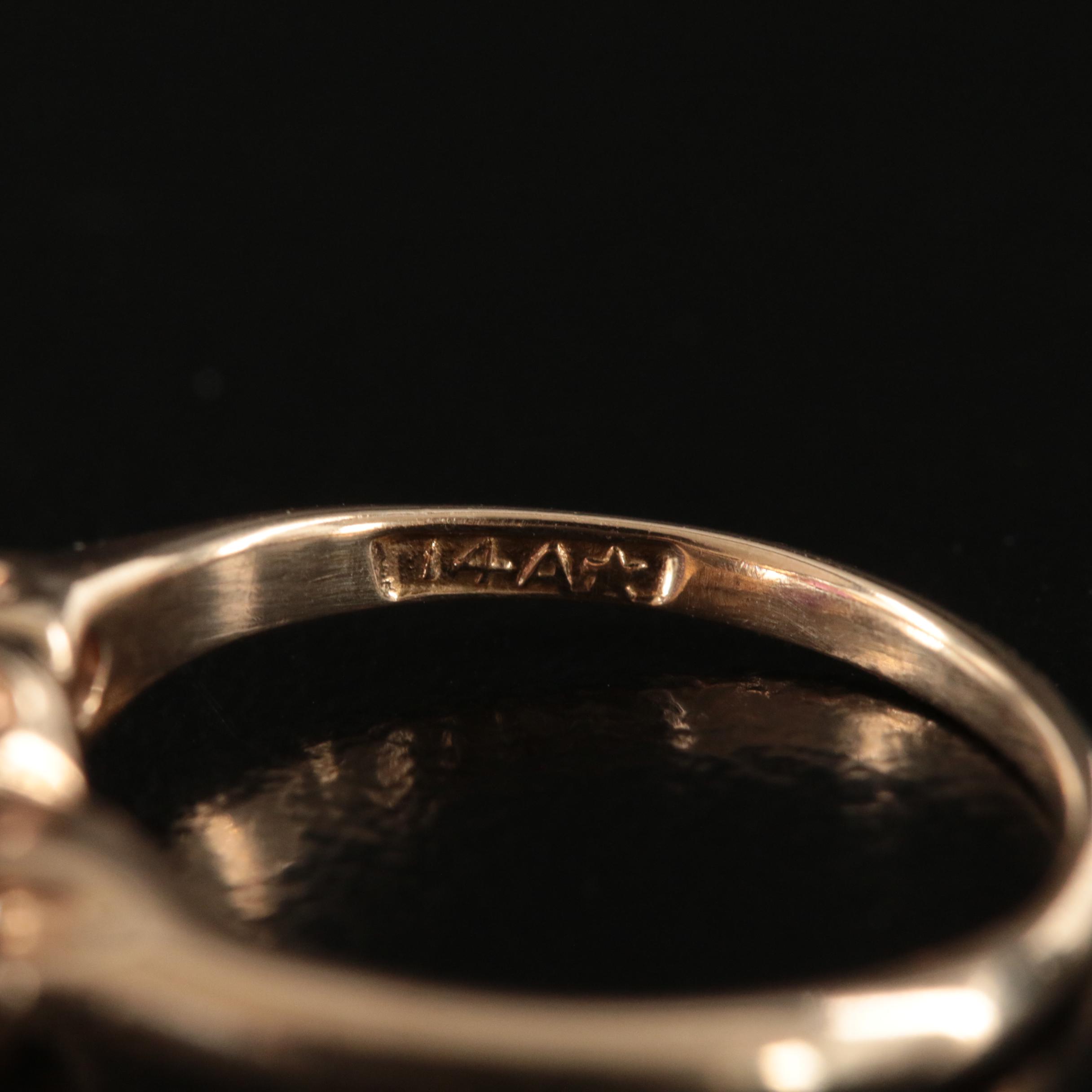 Allsopp-Steller Inc. 14K Ruby and Diamond Ring