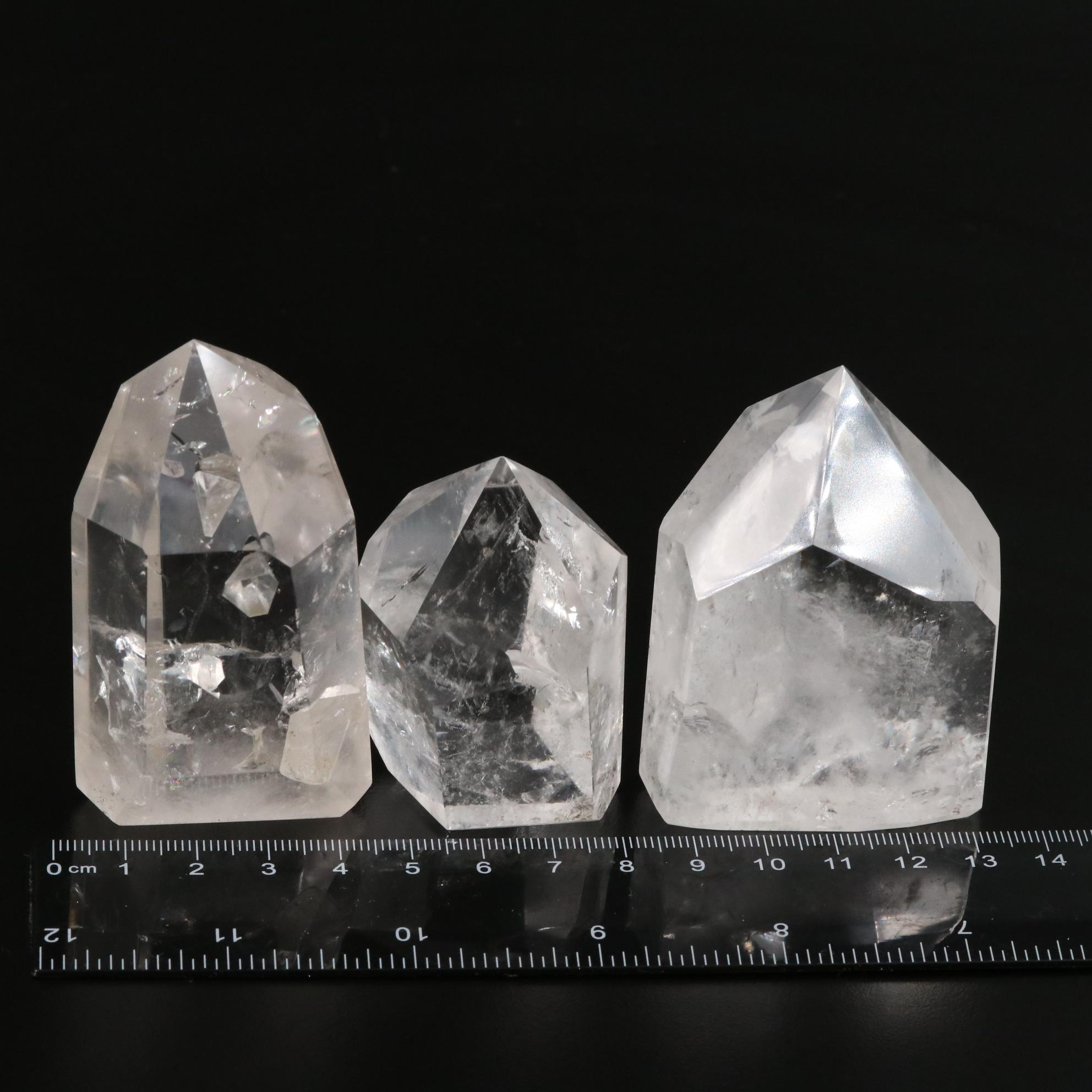 Rock Crystal Quartz Specimens
